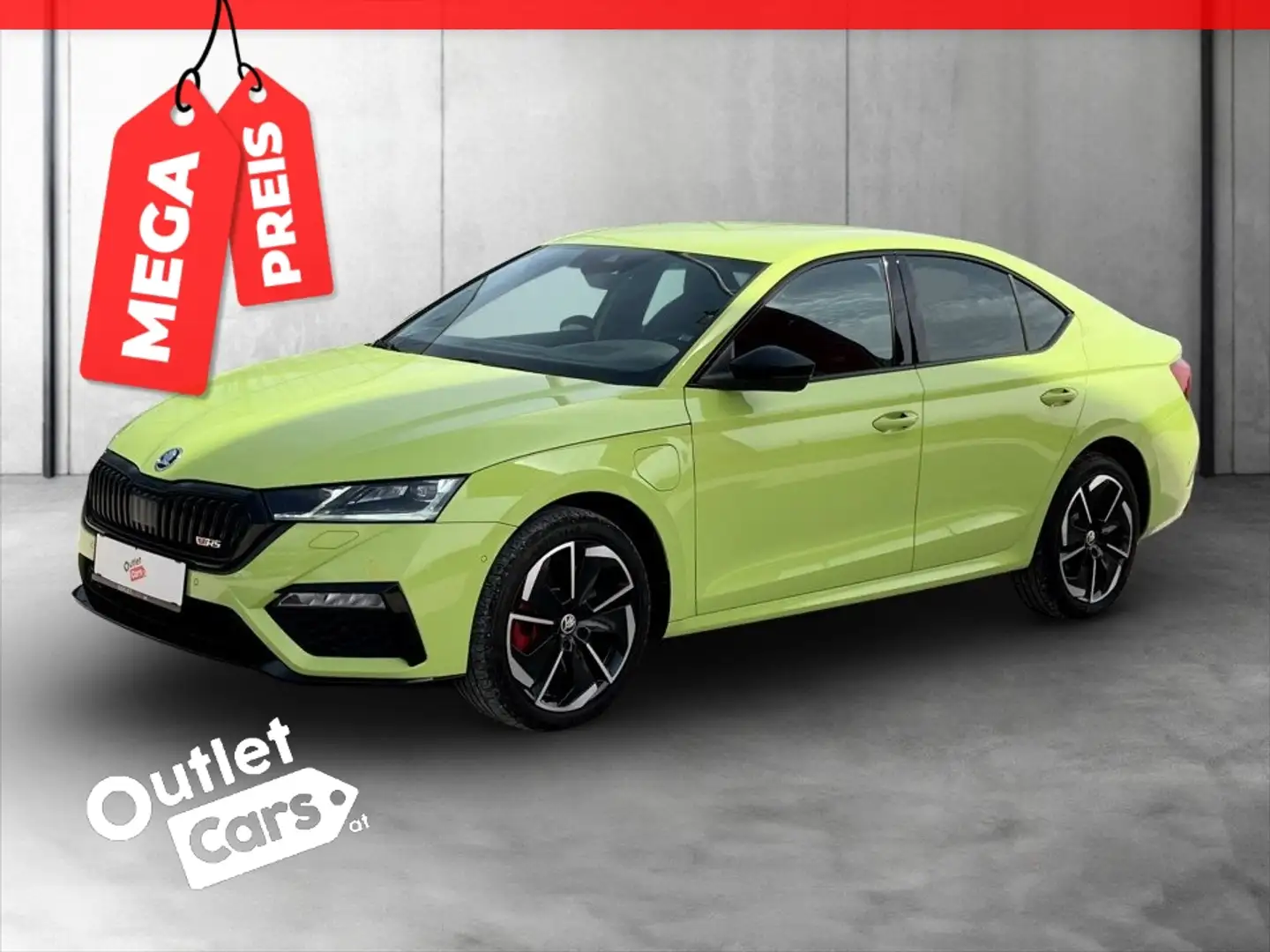 Skoda Octavia 1.4 TSI RS iV MATRIX+AHK+LED+NAVI+RADAR Grün - 1