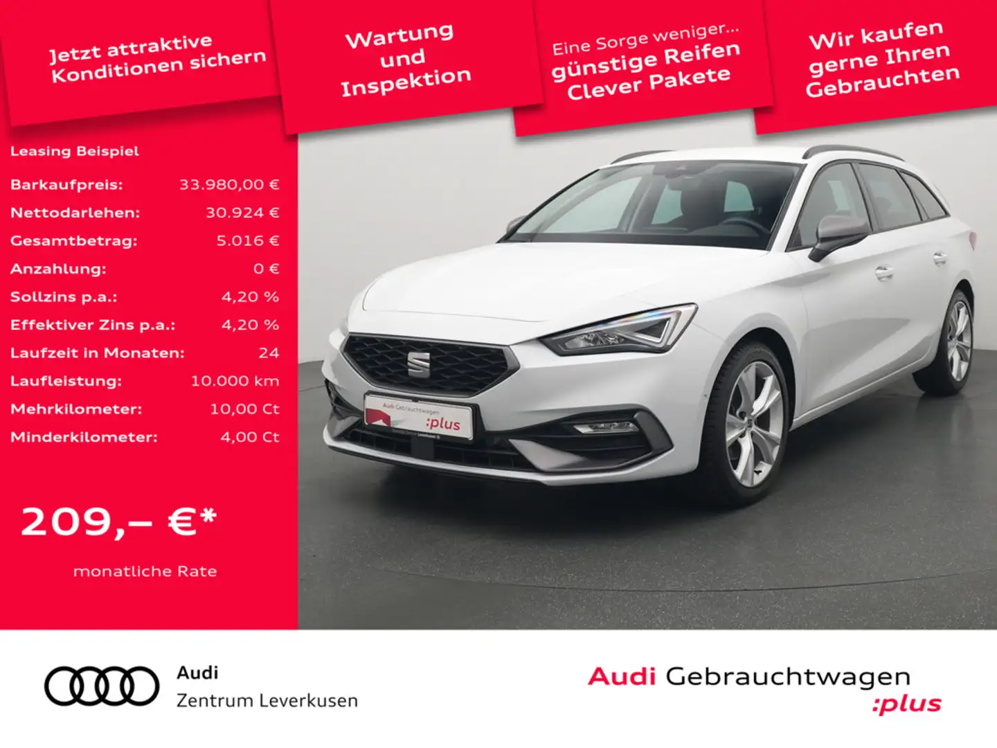 CUPRA Leon Sportstourer DSG VIRT LED KAM SHZ PDC NA Weiß - 1