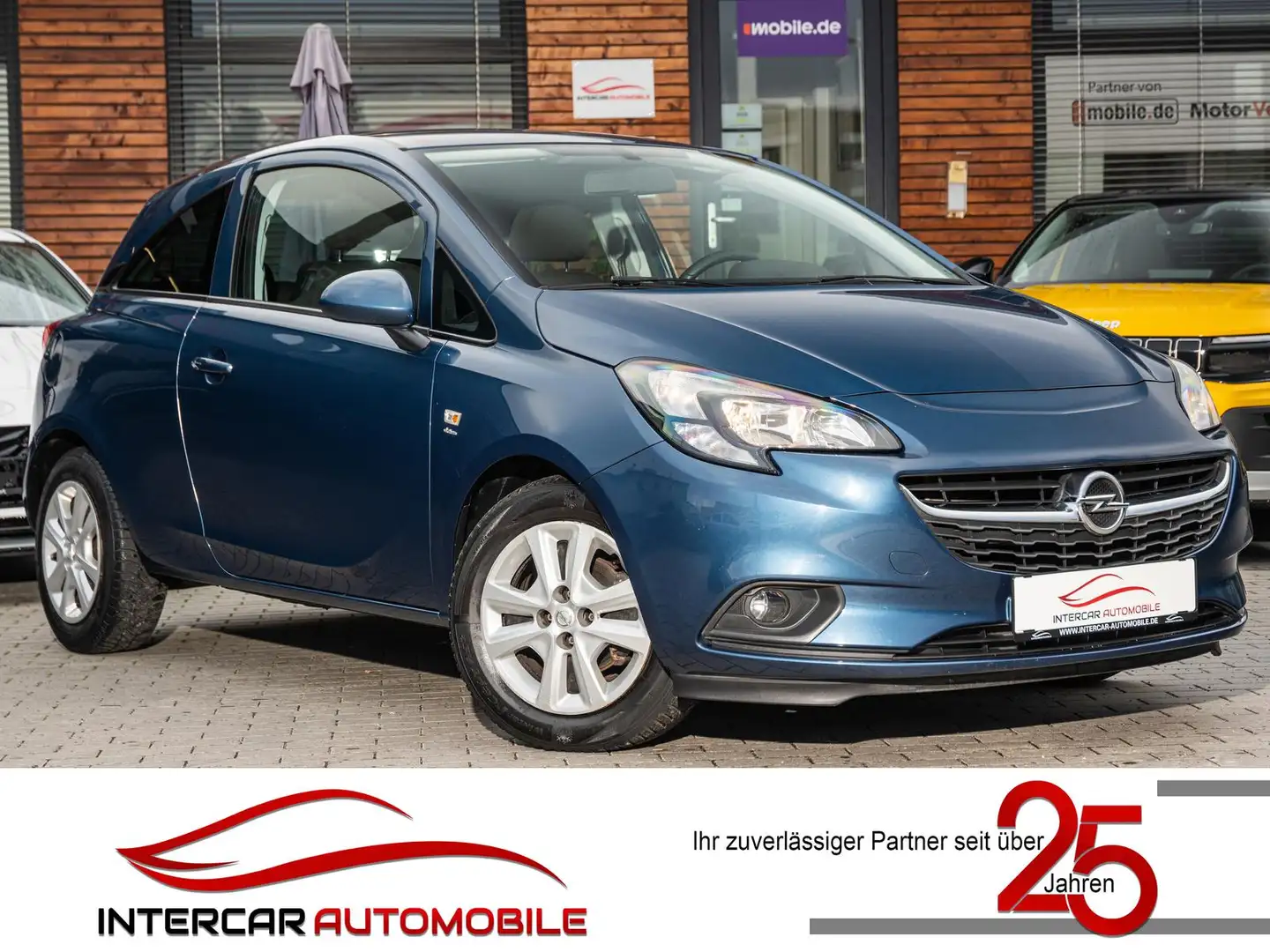 Opel Corsa 1.4 E Drive |Sitzhz.|PDC|Tempomat|Scheckhf Blau - 1