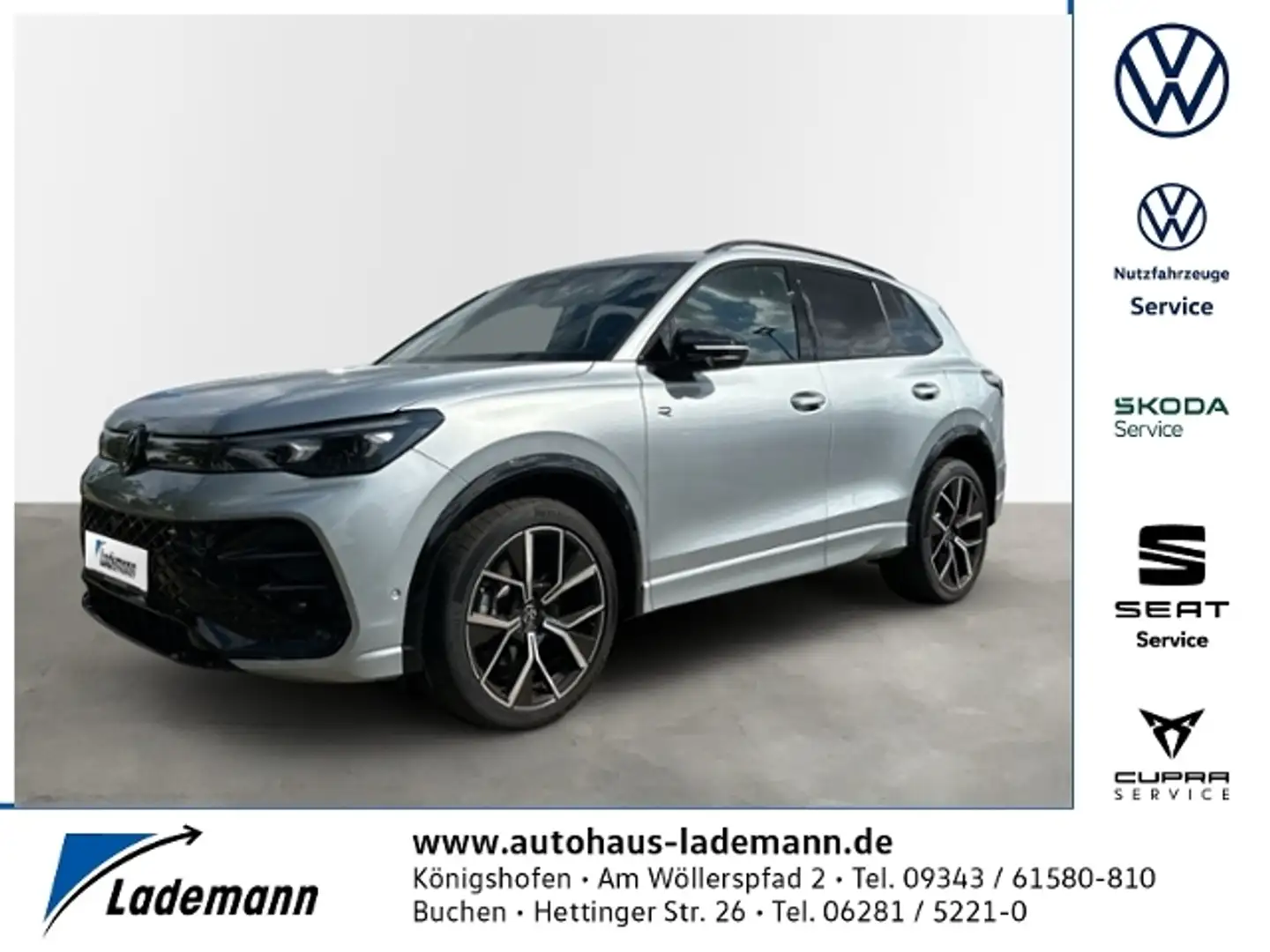 Volkswagen Tiguan R-Line 2.0 TSI DSG PANO+HEAD-UP+LED+NAVI. Silber - 1