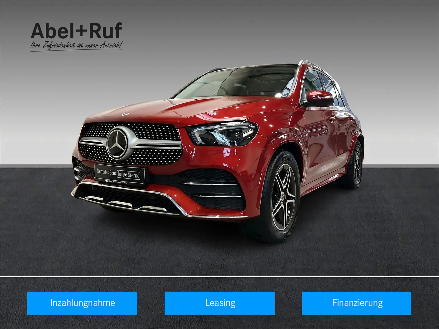 Mercedes-Benz GLE 350 de 4M AMG+LED+DISTRO+Pano+Memo+AHK+360° Rot - 1