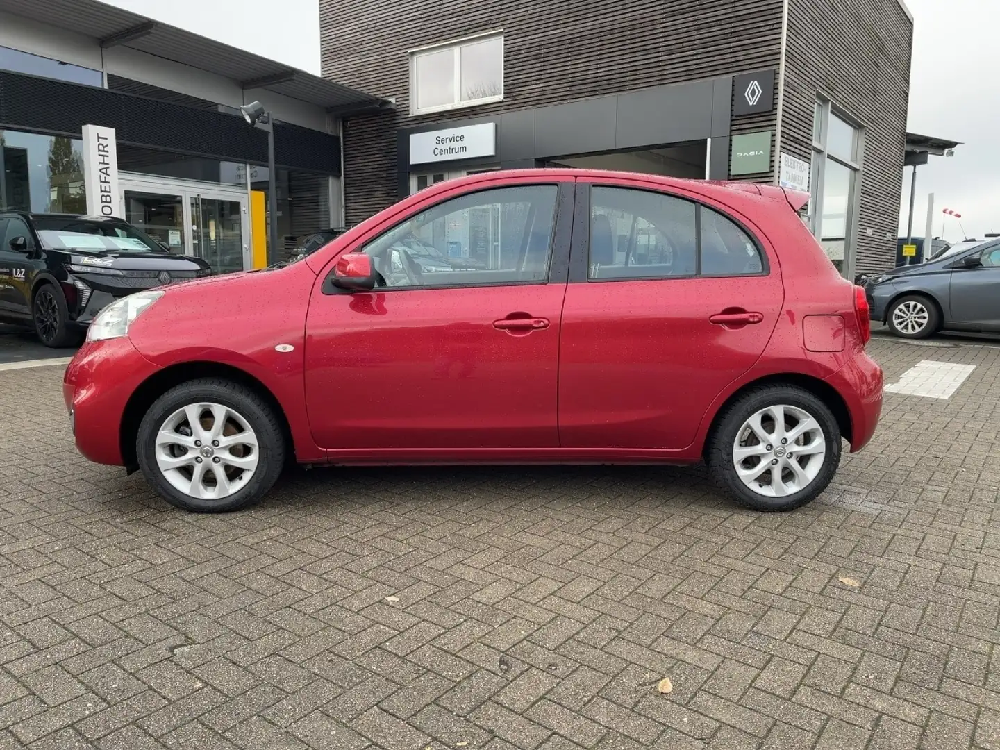 Nissan Micra 1.2 ACENTA 5 - Türer Klima- AT Rot - 2