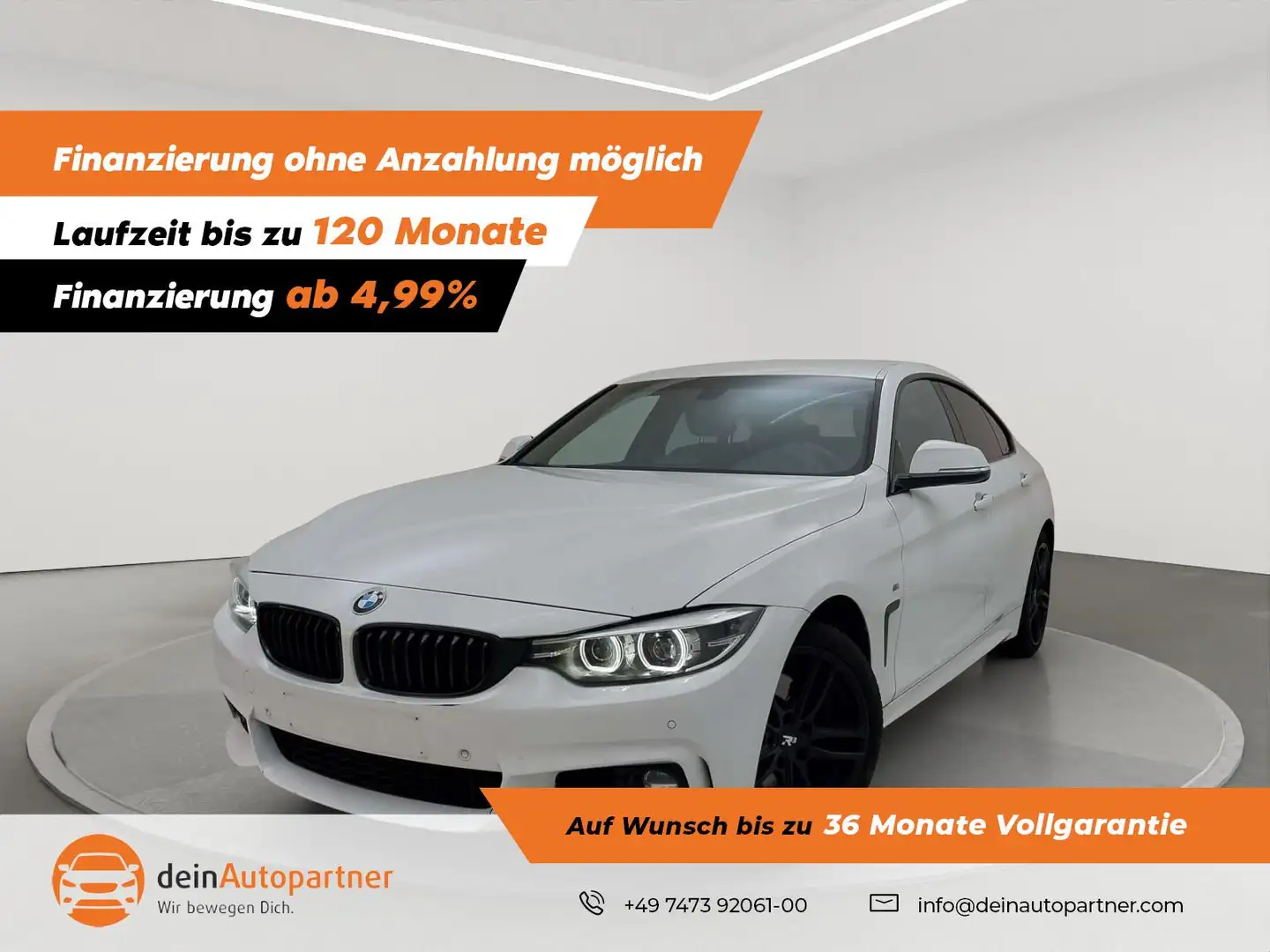 BMW 430 i/GC/ M Sport/ LED/NAVI/ACC/LEDER Blanc - 1