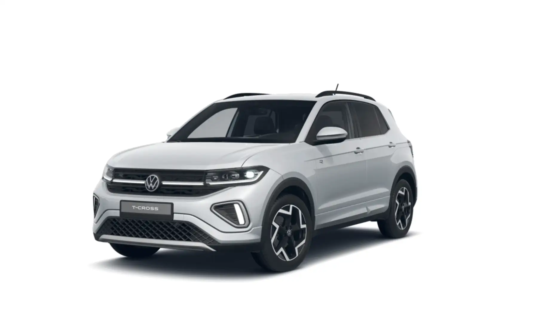 Volkswagen T-Cross 1.0 TSI R-Line 85kW Aut. Plateado - 1