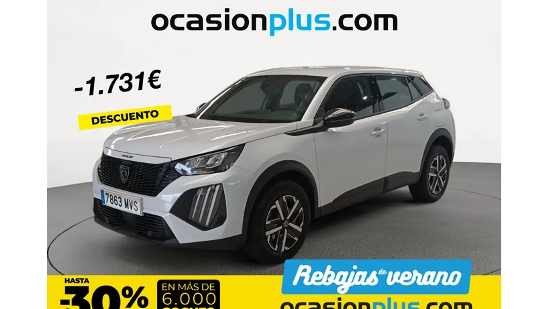 Peugeot 2008 1.2 PureTech S&S Active 100 Blanc - 1