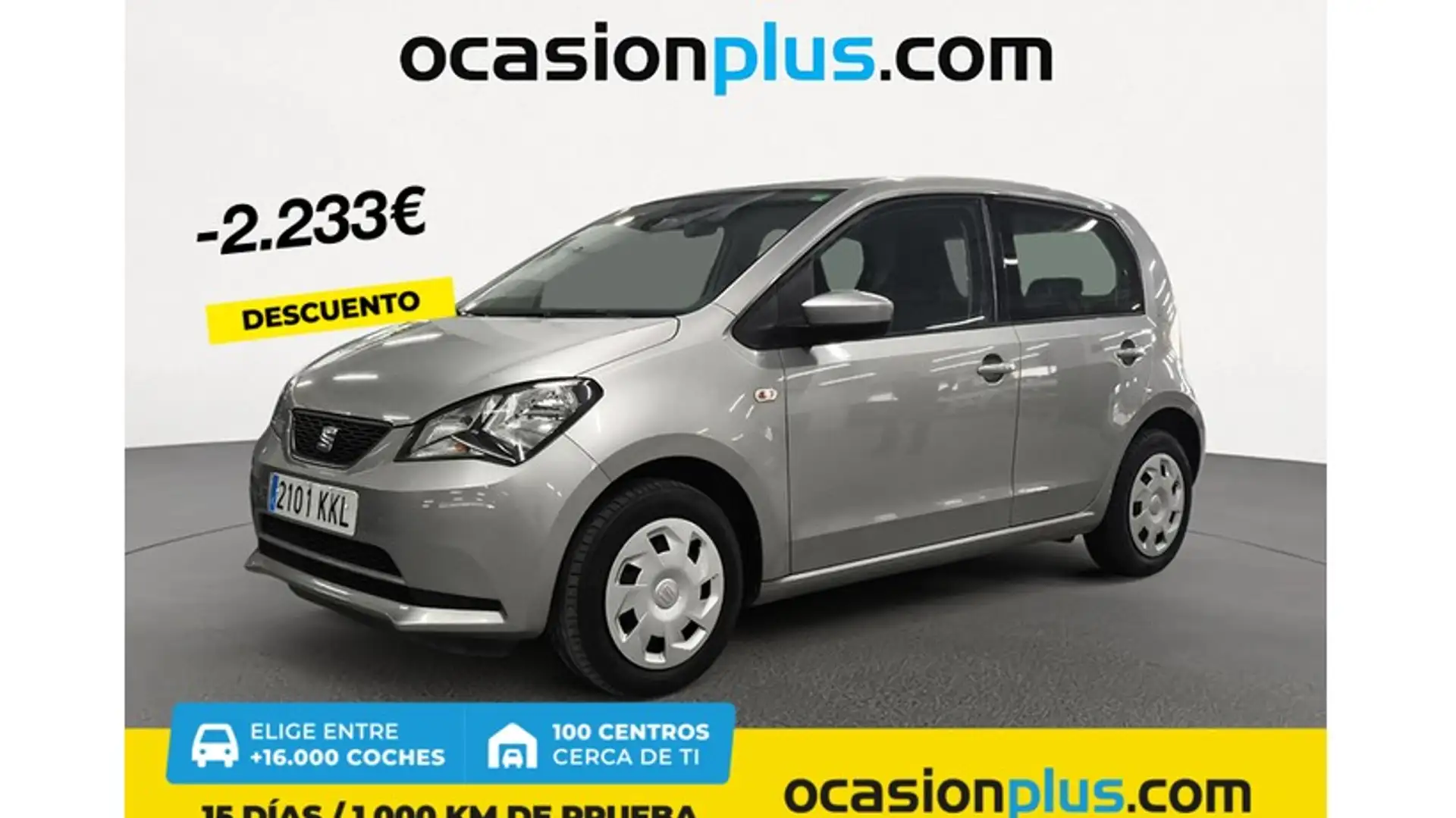 SEAT Mii 1.0 Style 60 Plateado - 1