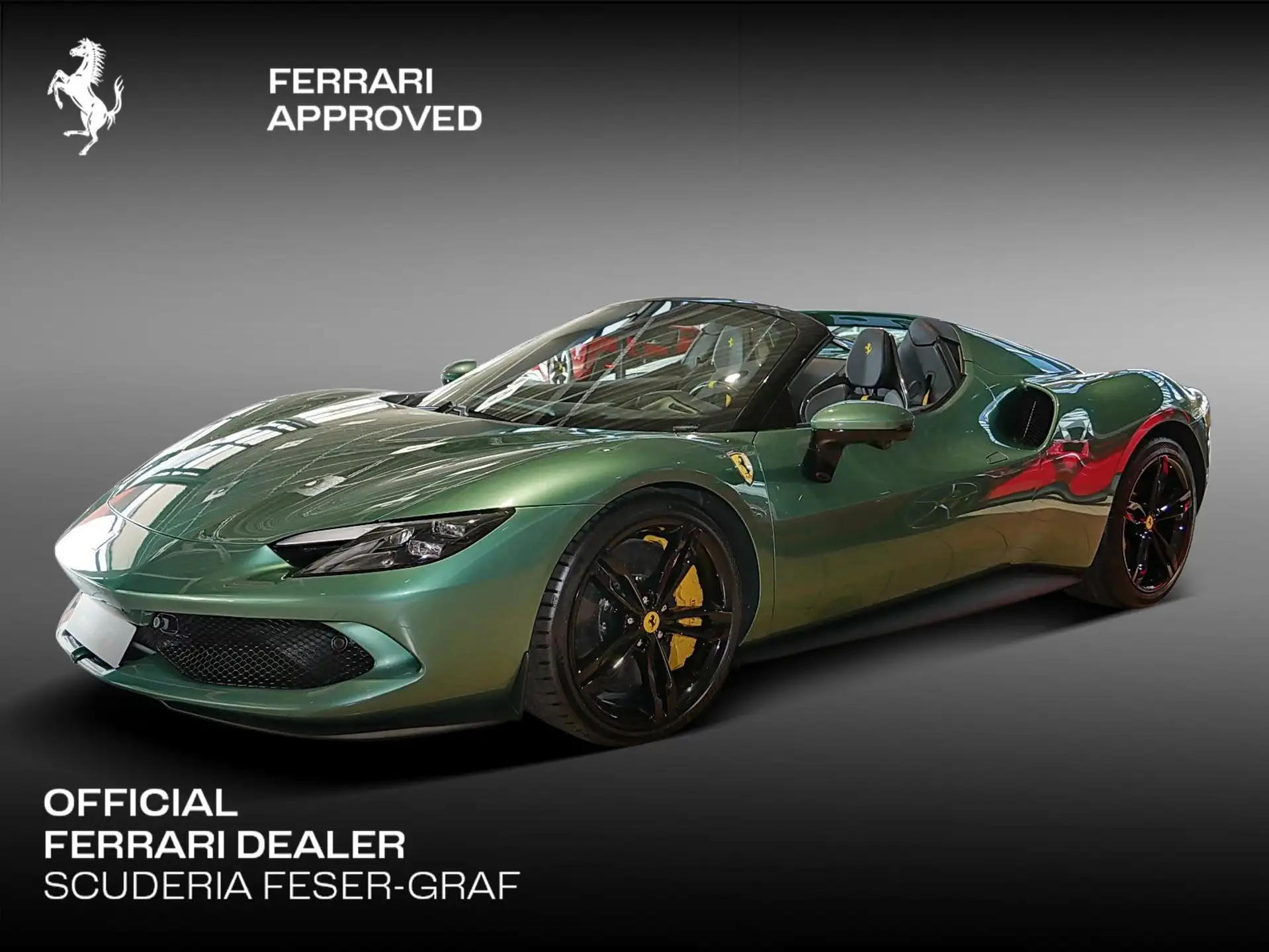 페라리 296 GTS 2025 초록 사진 1