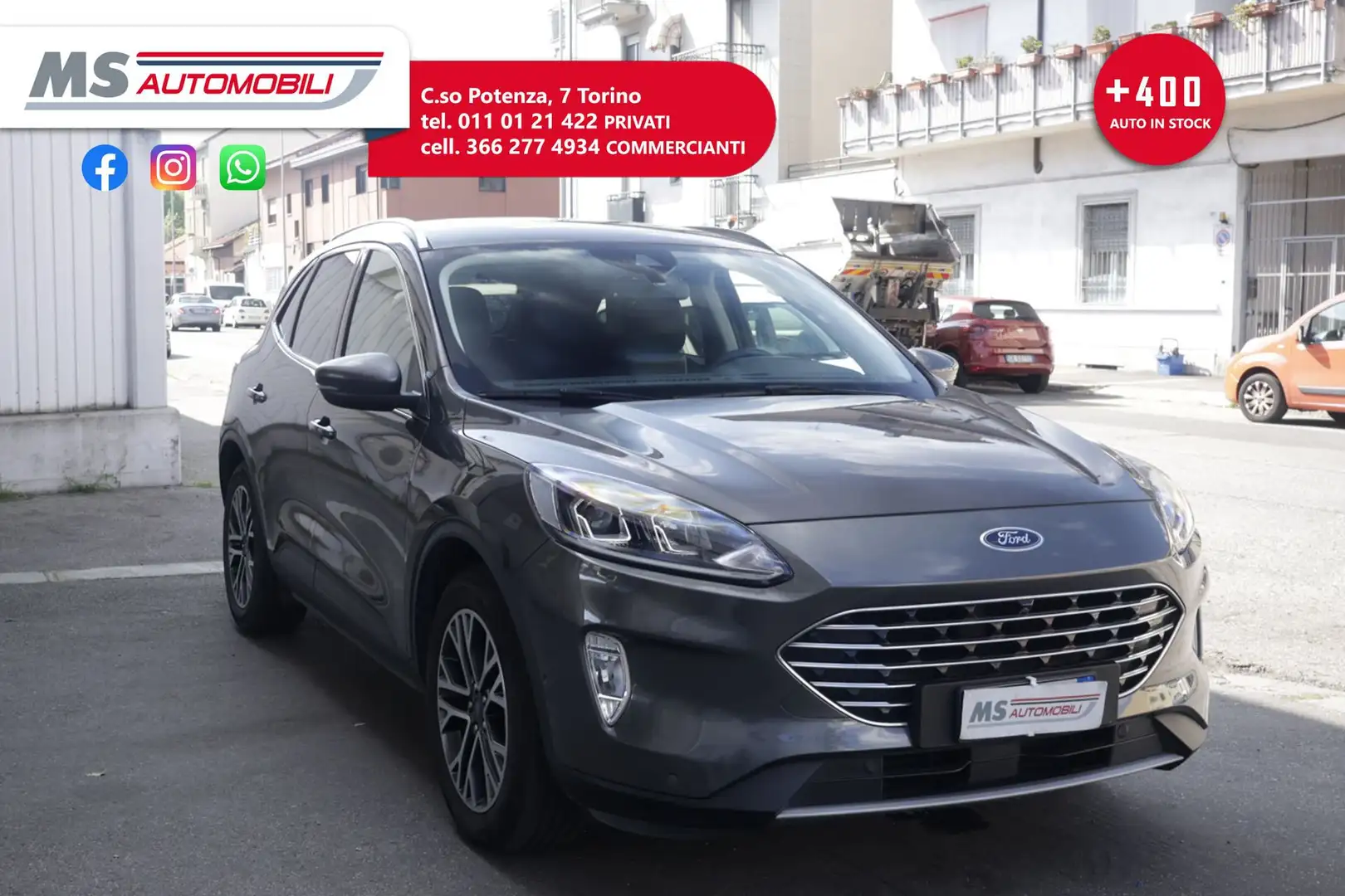 Ford Kuga Ford Kuga 2.5 Plug In Hybrid 225 CV CVT 2WD Vigna Grigio - 1