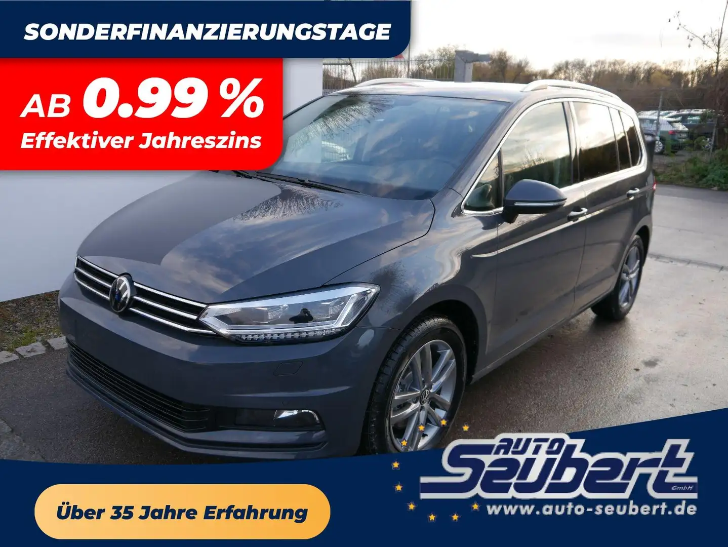 Volkswagen Touran 1.5 TSI COMFORTLINE *7-SITZER*TEMPOMAT*KAMERA*ACC* Grau - 1