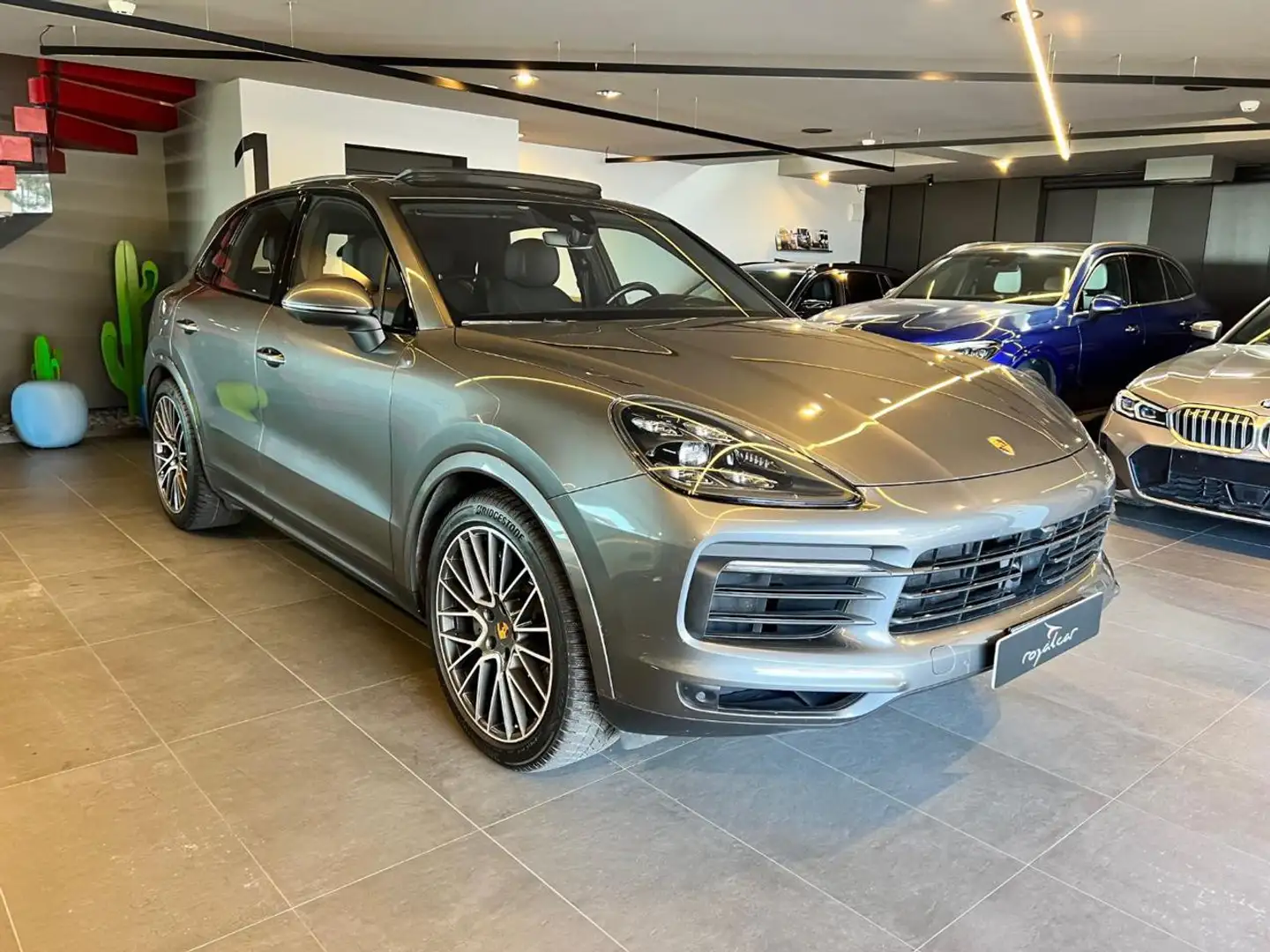 Porsche Cayenne 2.9 V6 S 441 CV - ASSE POST. STERZANTE R21 FULL Grigio - 1