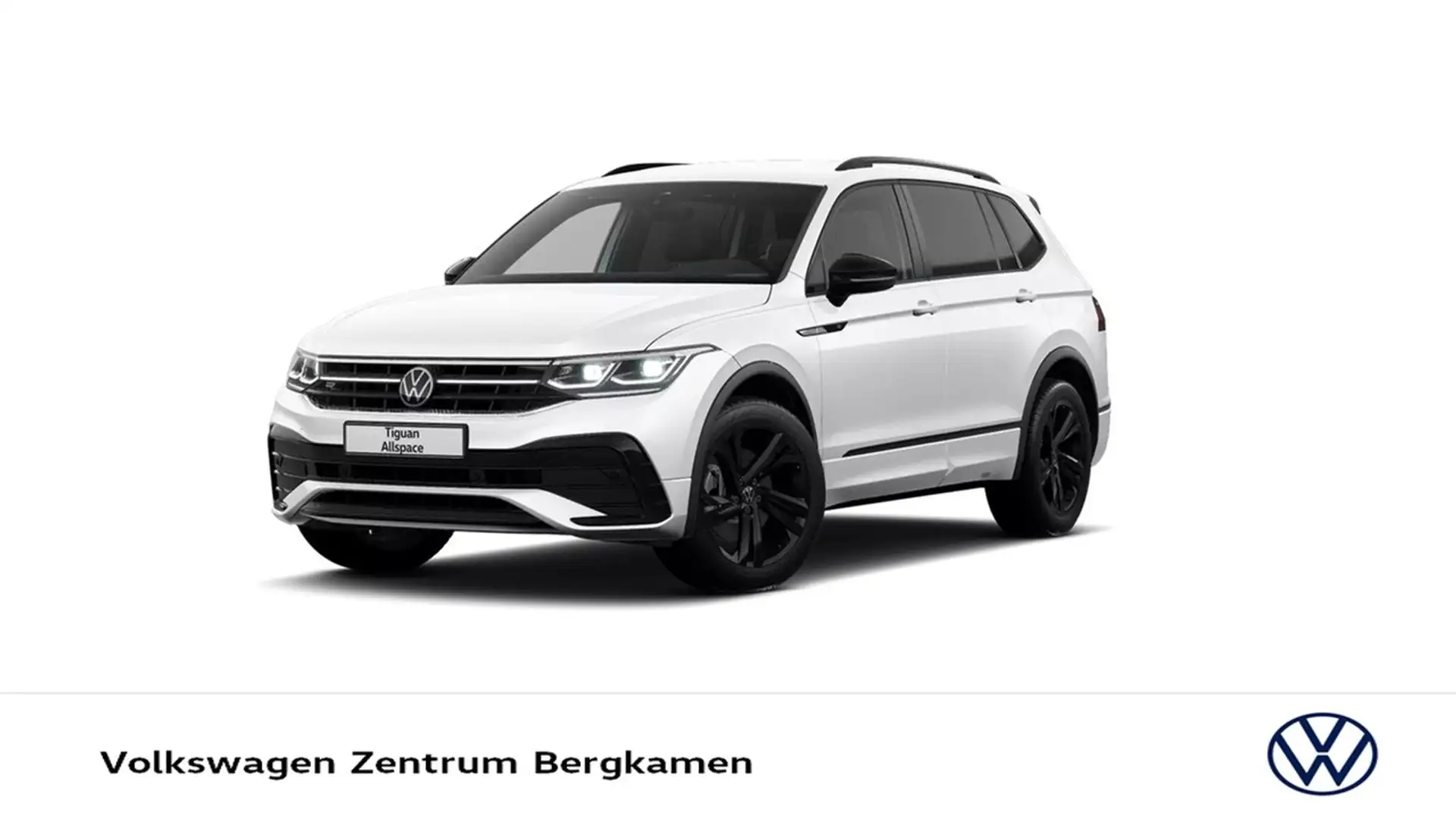 Volkswagen Tiguan Allspace 2.0 R-LINE 4X4 7SITZE AHK CAM 19Z Weiß - 2