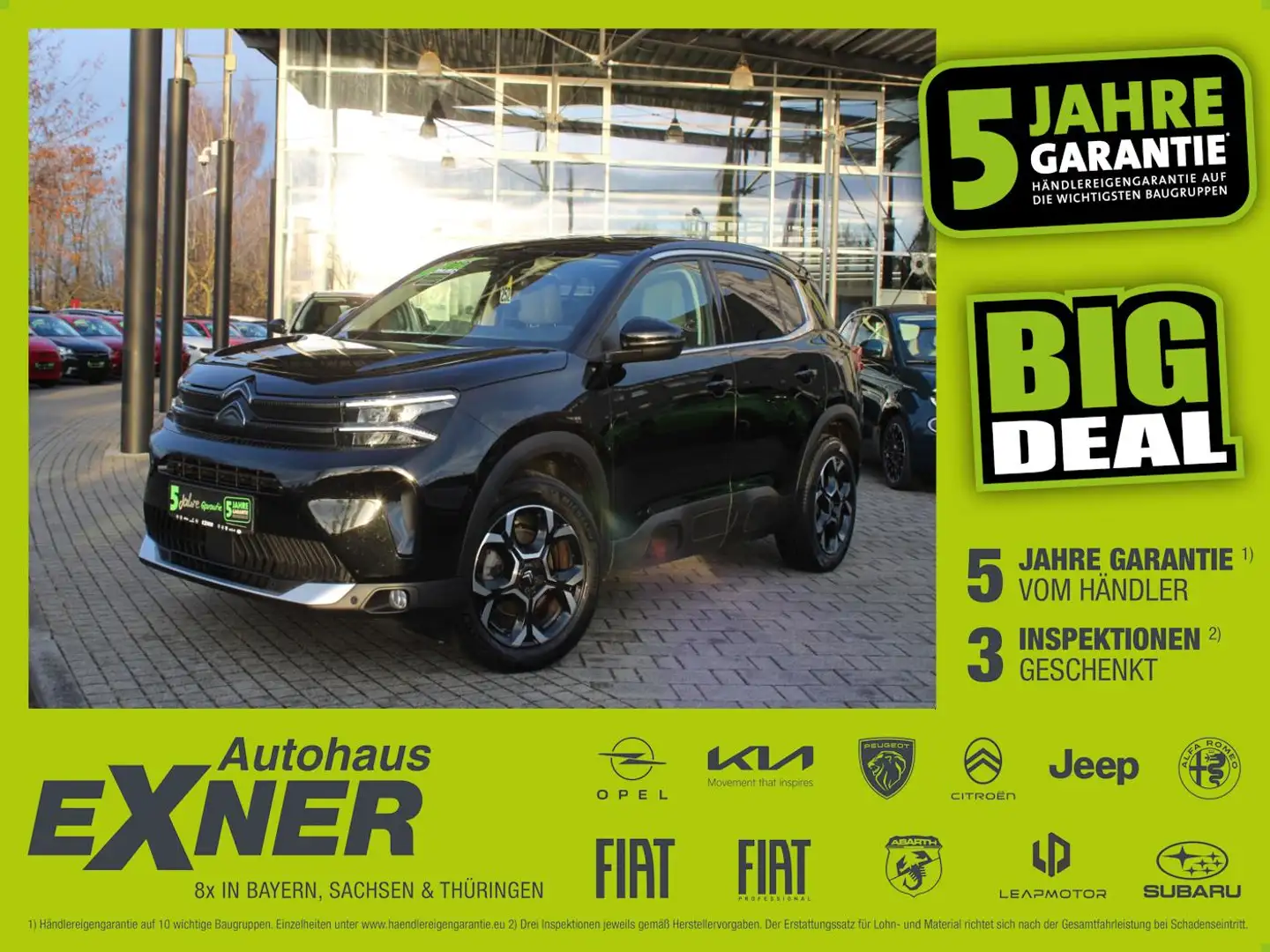 Citroen C5 Aircross 1.2 PureTech 130 FEEL Kamera+Navi+LED Schwarz - 1