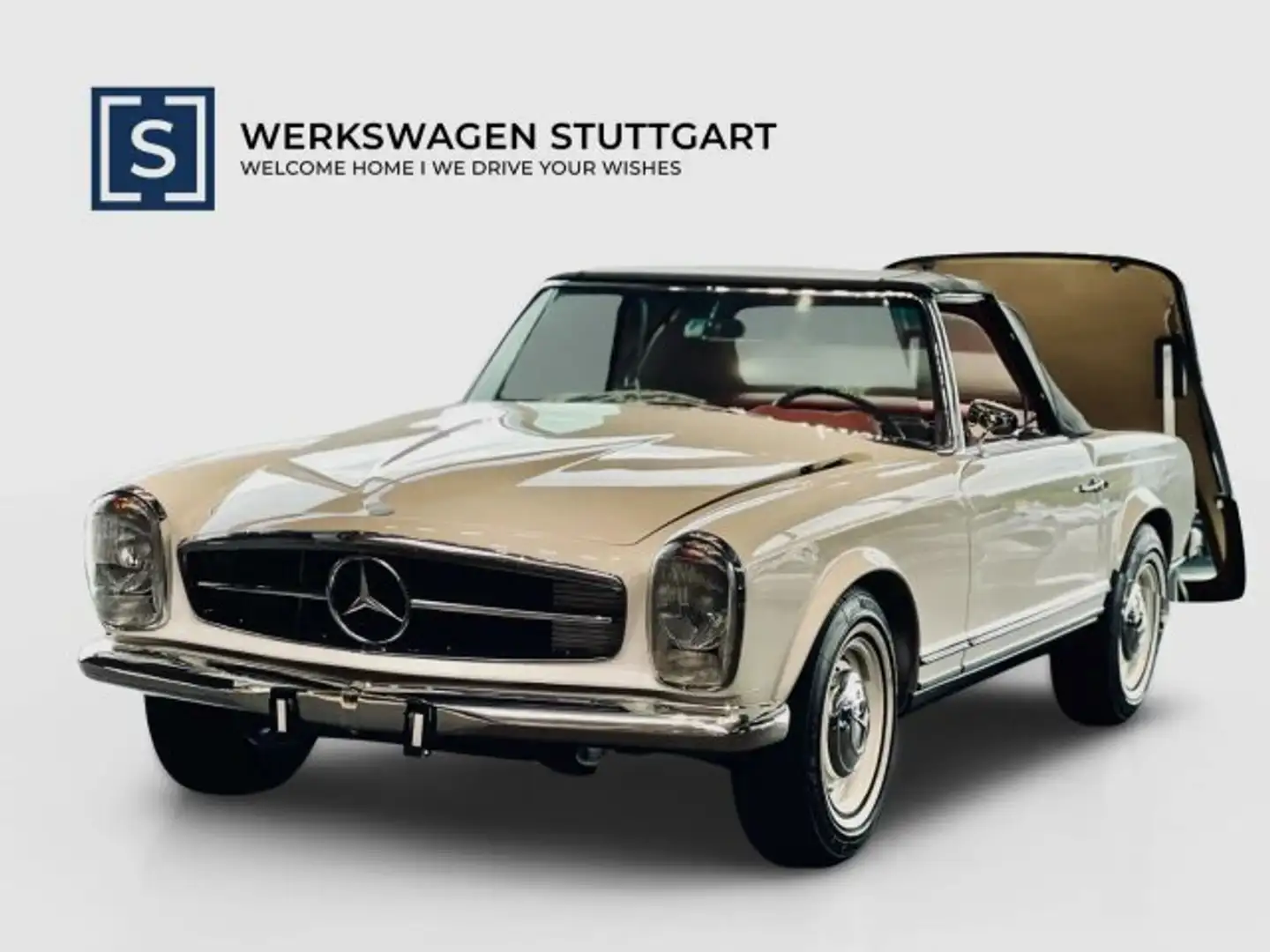 Mercedes-Benz 230 230 SL Pagode Umbau auf 250 Motor *Zustand 1-* Weiß - 1