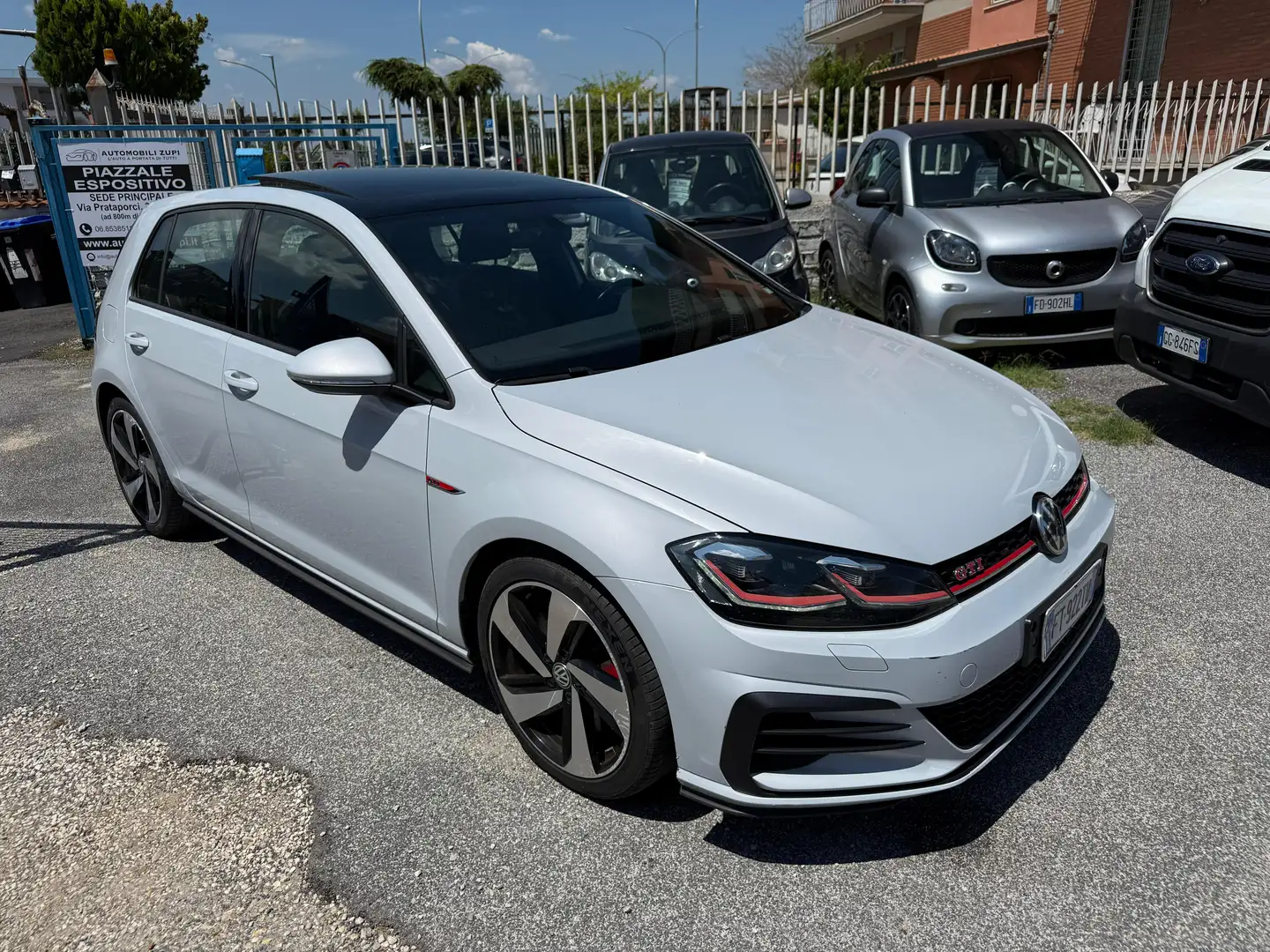 Volkswagen Golf GTI AUTOMATICO **VETTURA ITALIANA** CARPLAY / TETTO Bianco - 1