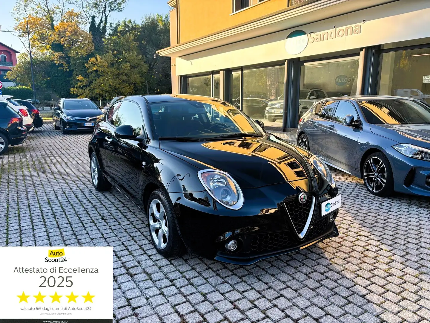 Alfa Romeo MiTo 1.4 Super 78CV OK NEOPATENTATI Zwart - 1