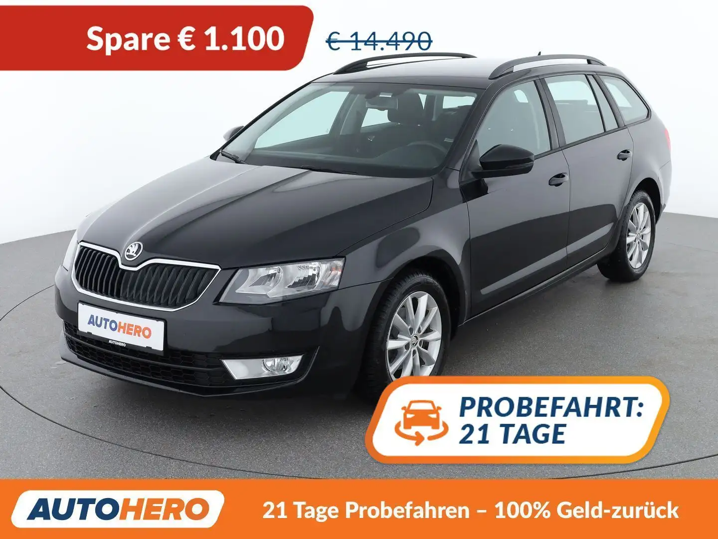 Skoda Octavia 1.6 TDI Style Schwarz - 1