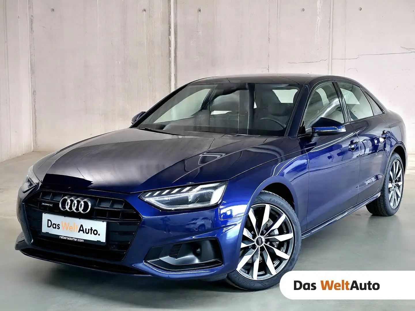Audi A4 Limousine 40 TDI advanced quattro Blau - 1