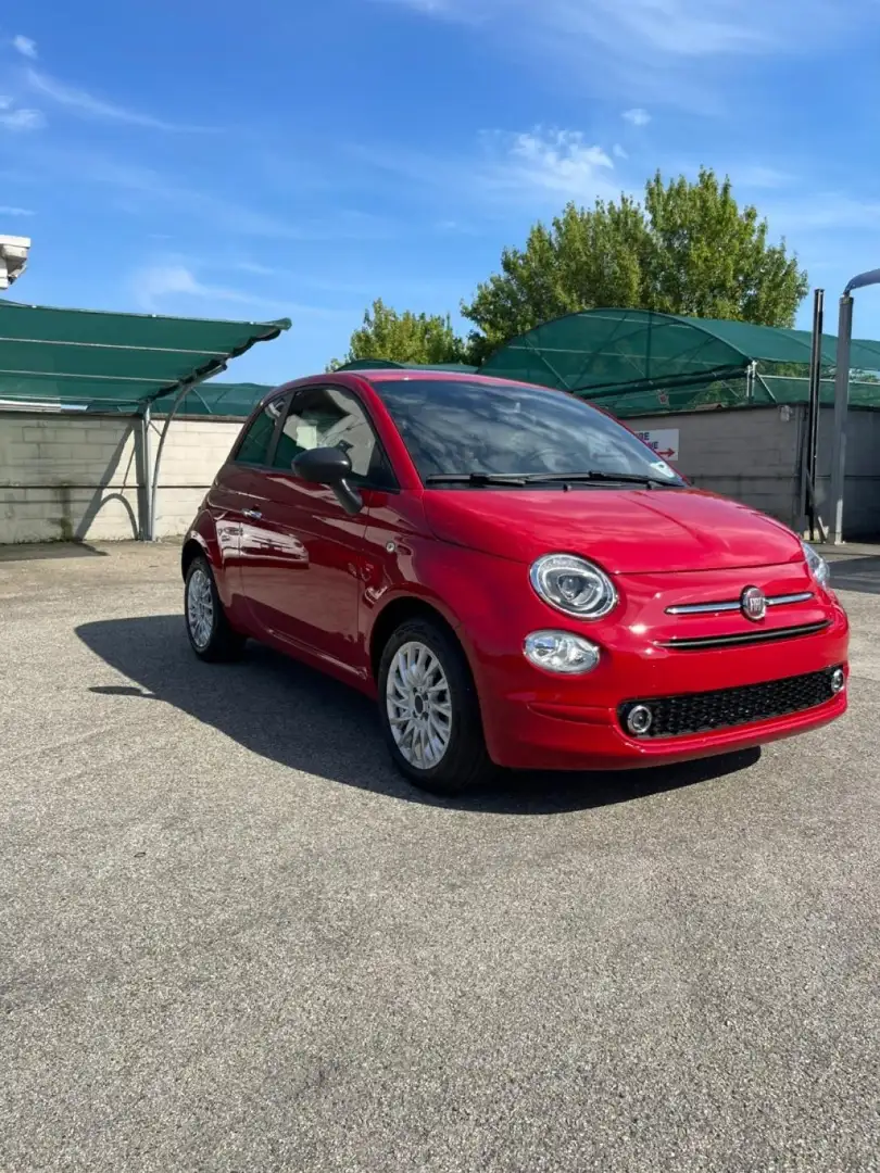 Fiat 500 1.0 Hybrid Rosso - 1