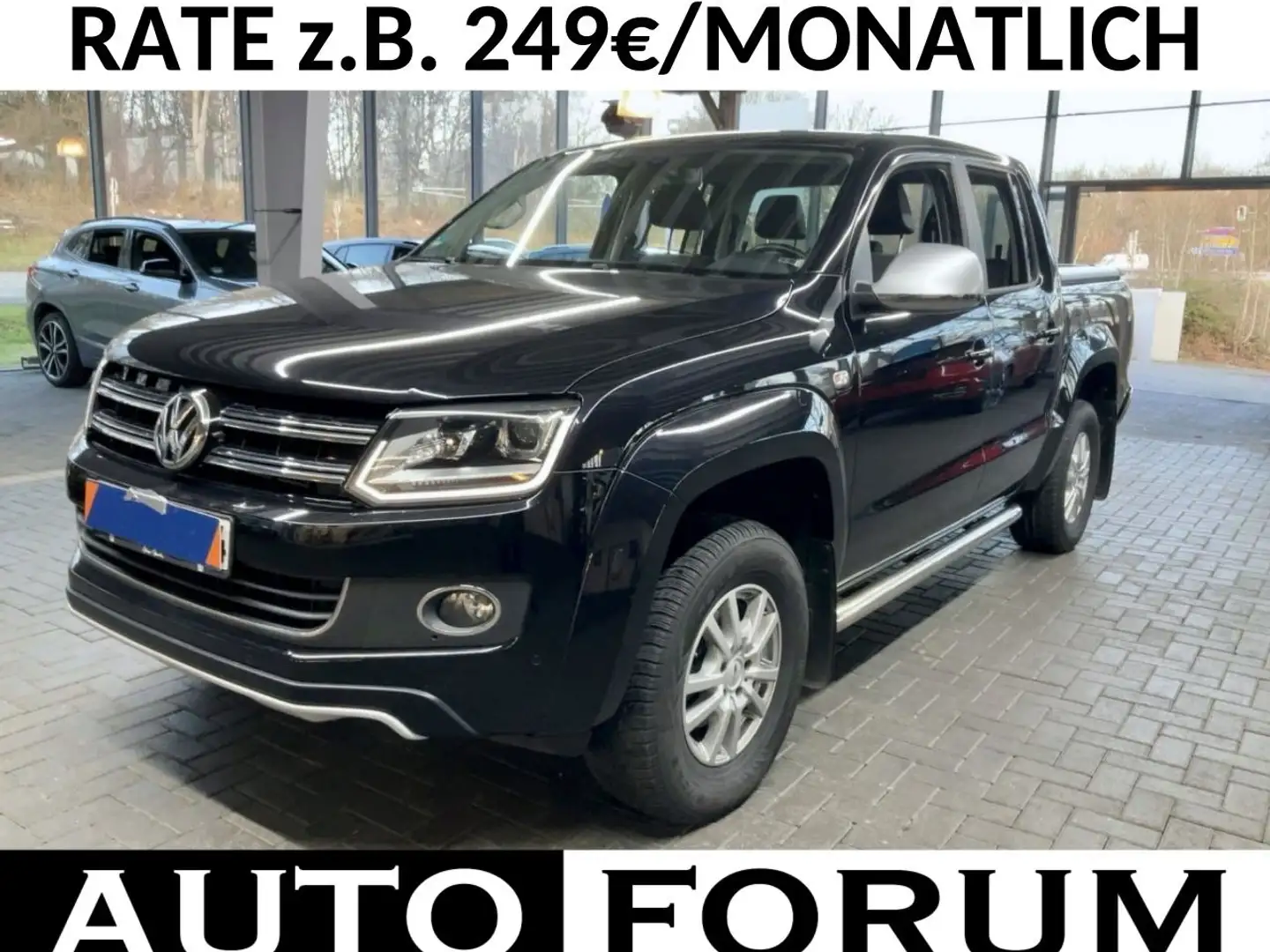 Volkswagen Amarok 2.0 TDI 4M ULTIMATE DOKA AUT NAVI ALCANTA Noir - 1