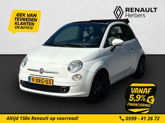 Fiat 500C 0.9 TwinAir Lounge OPEN DAK / LICHTMETAAL / RADIO