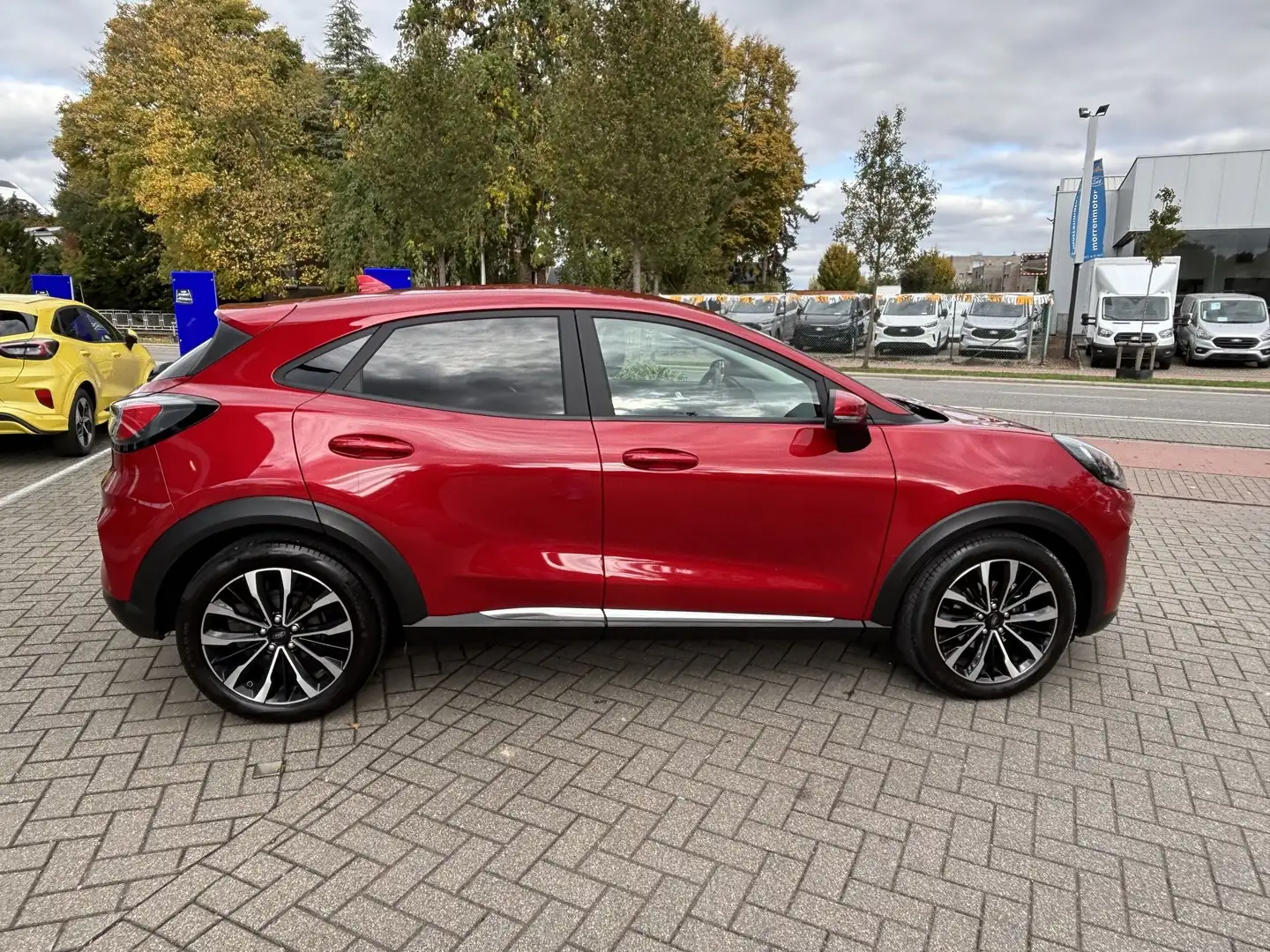 Ford Puma TITANIUM X MHEV Ecoboost 125PK OC3384 *51132* Rouge - 2