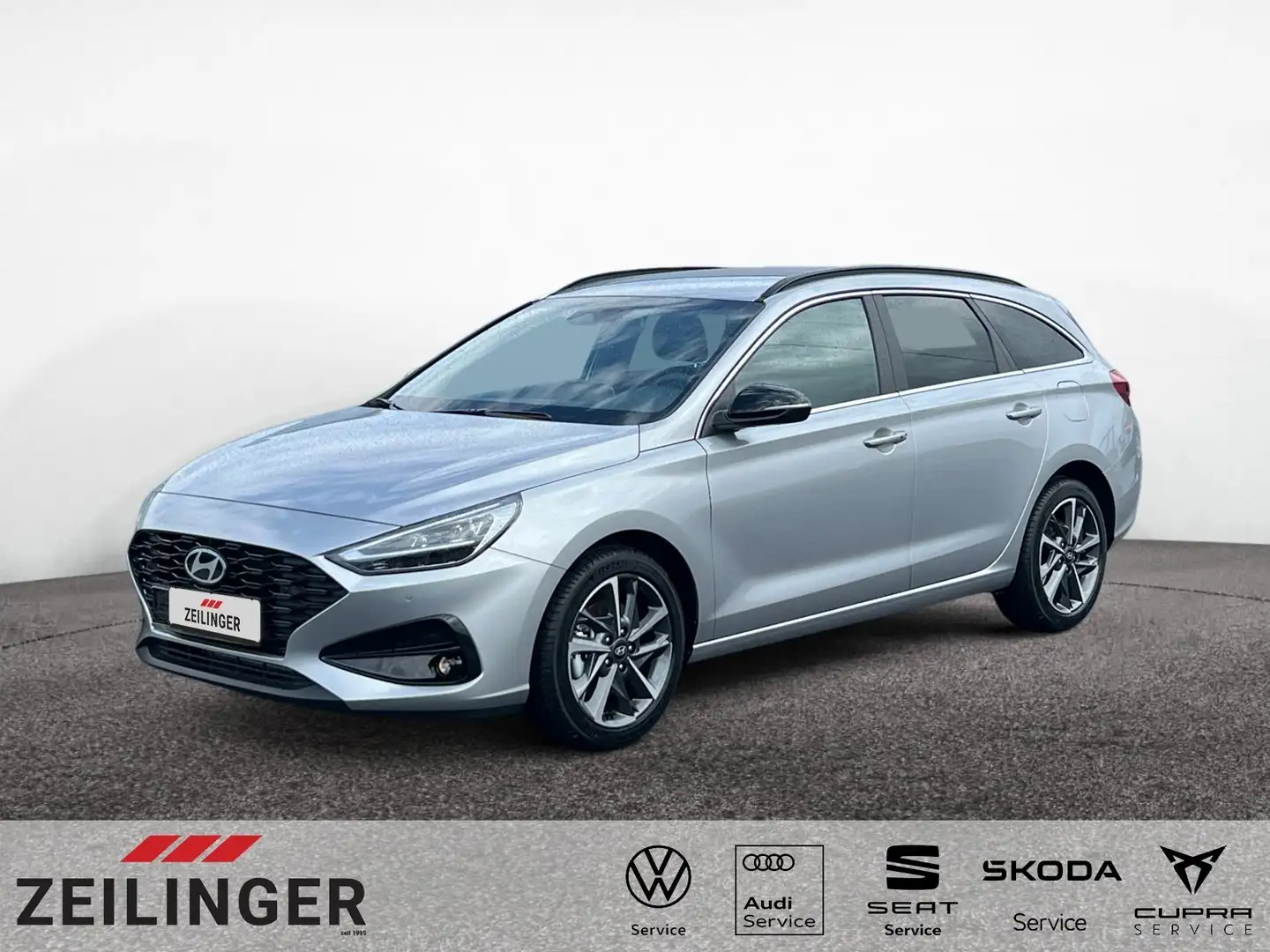 Hyundai i30 1.5 T-GDI DCT Advantage|NAVI|KAMERA|TEMPOMAT Silber - 1