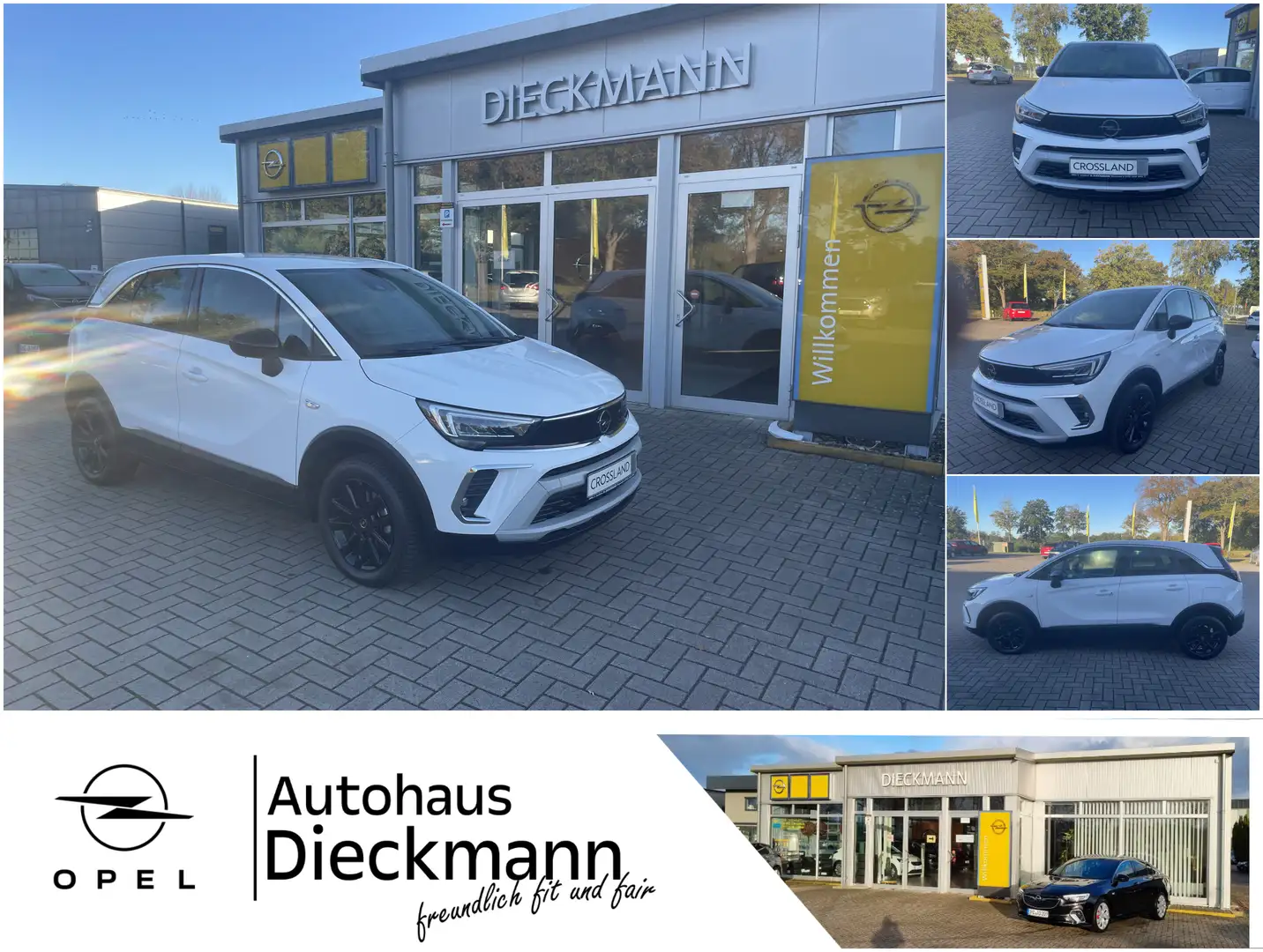 Opel Crossland Elegance Navi SHZ RFK LED Allwetter LM Weiß - 1