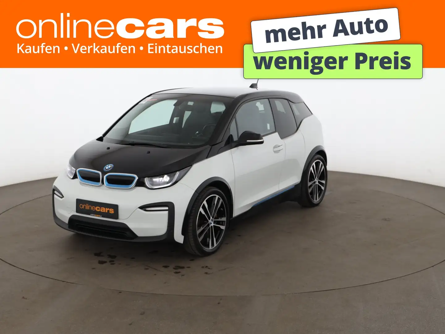 BMW i3 42kWh Aut LED WAERMEPUMPE NAVI R-CAM SITZHZG Weiß - 1
