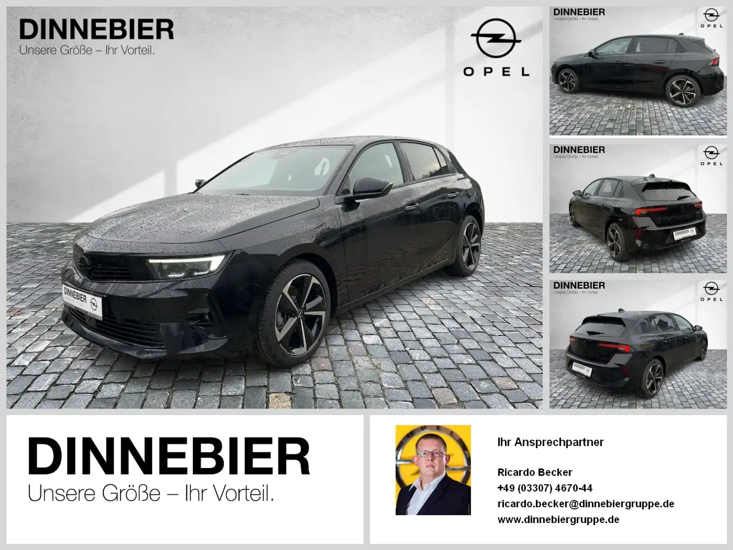 Opel Astra L 1.2 Turbo GS Line ACC DynLicht FLA 360 Noir - 1