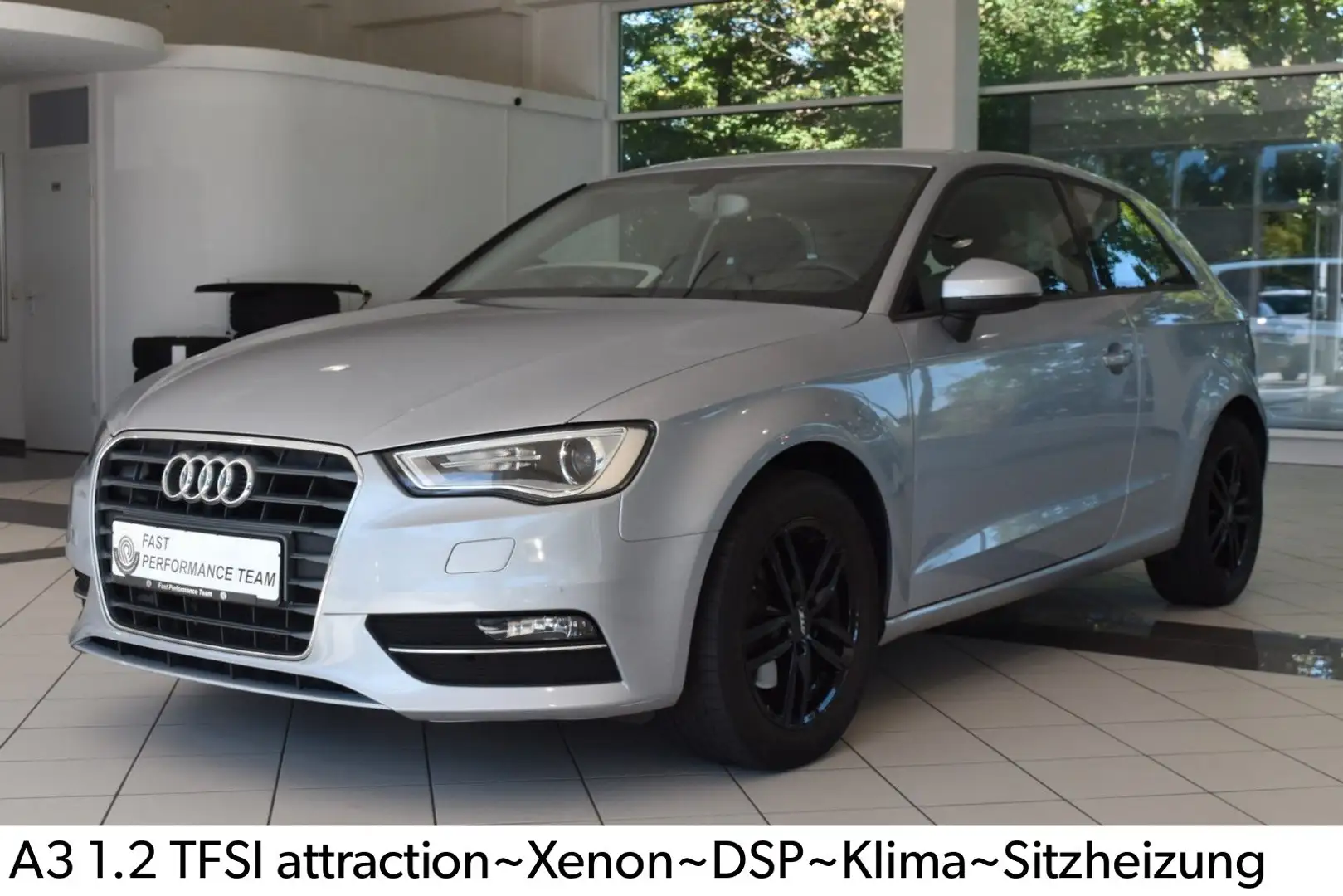 Audi A3 1.2 TFSI attraction~Xenon~DSP~Klima~SHZ Silber - 1