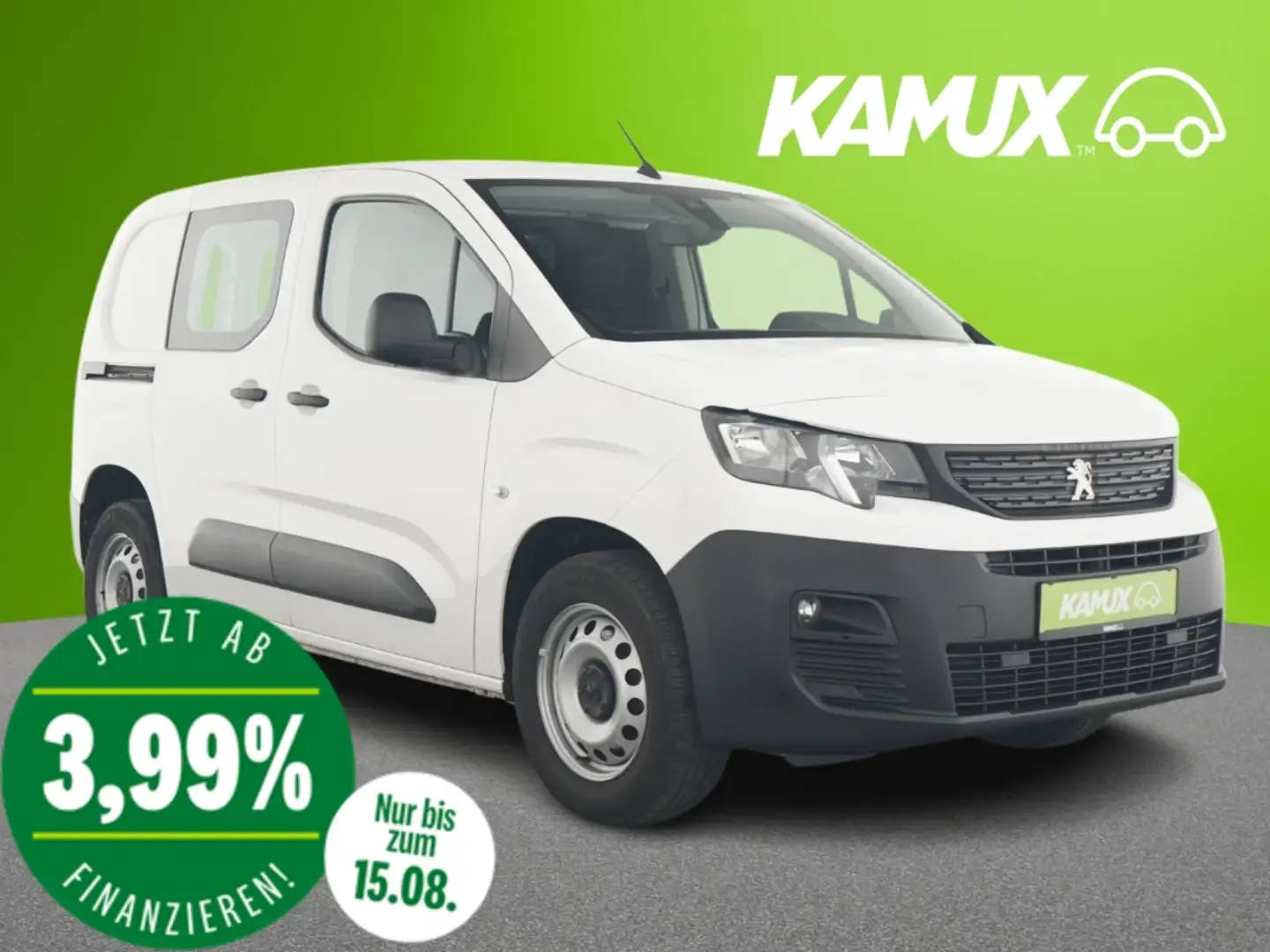 Peugeot Partner 1.5 BHDi Aut.Grip+KLIMA+PDC+TEMPO+AHK Weiß - 1