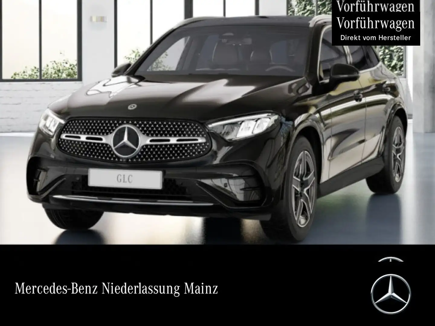 Mercedes-Benz GLC 200 4M AMG+PANO+360+AHK+LED+TOTW+KEYLESS+9G Noir - 1