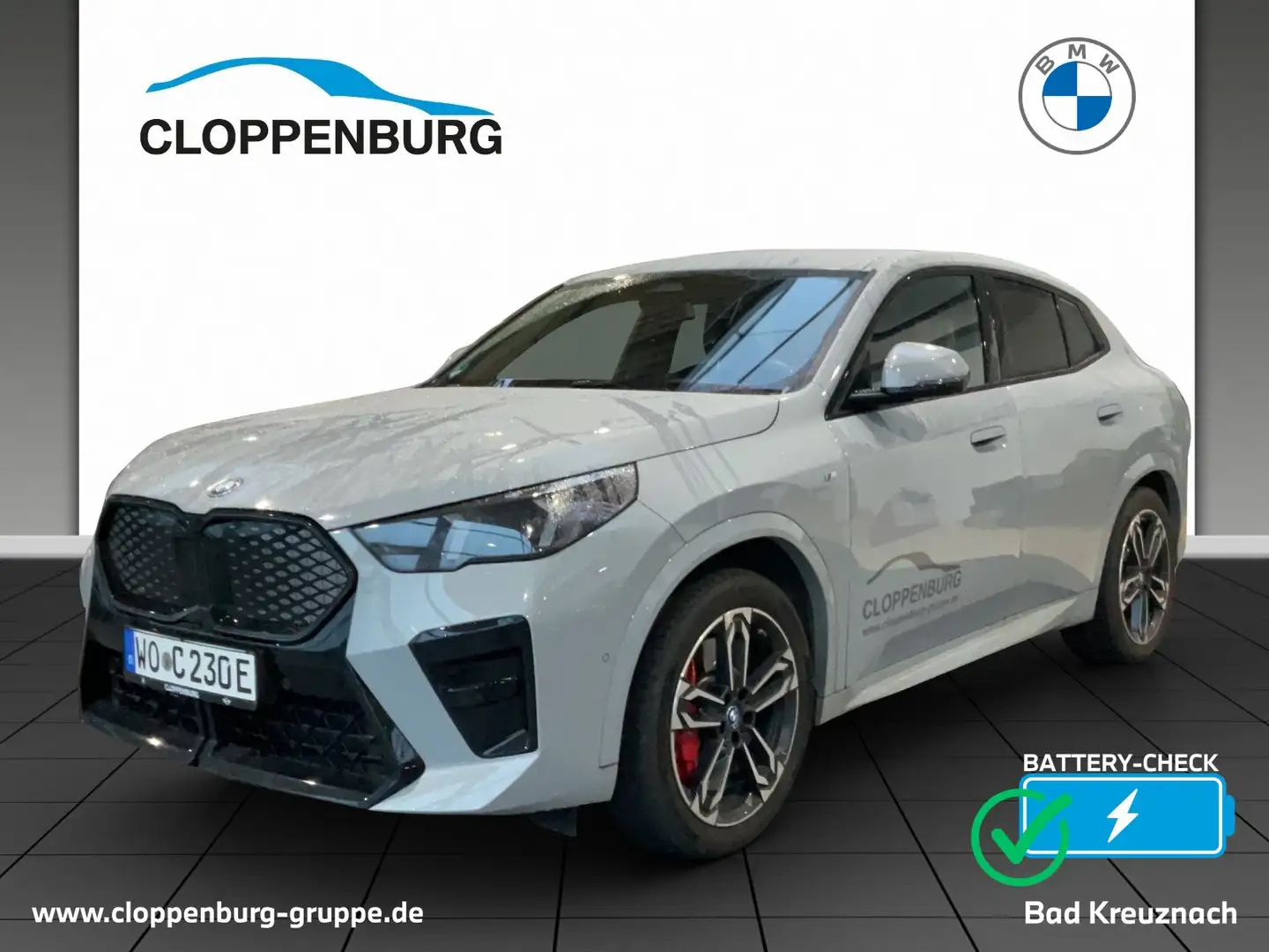 BMW iX2 xDrive30 Head-Up+AHK+Navi+Pano+ACC+SHZ+HiFi Szary - 1