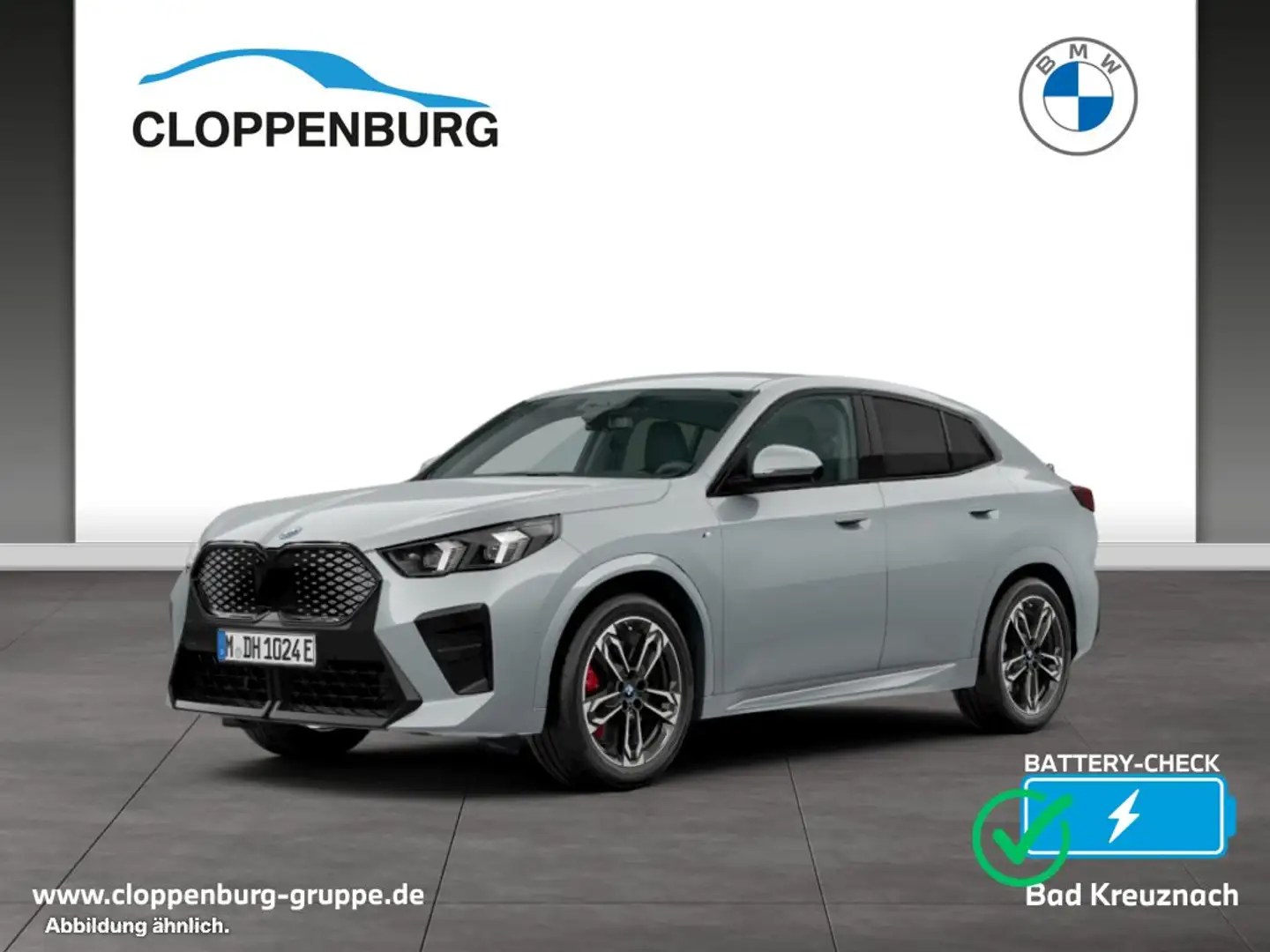 BMW iX2 xDrive30 Head-Up+AHK+Navi+ACC+SHZ+KeyGO+LED Gris - 1