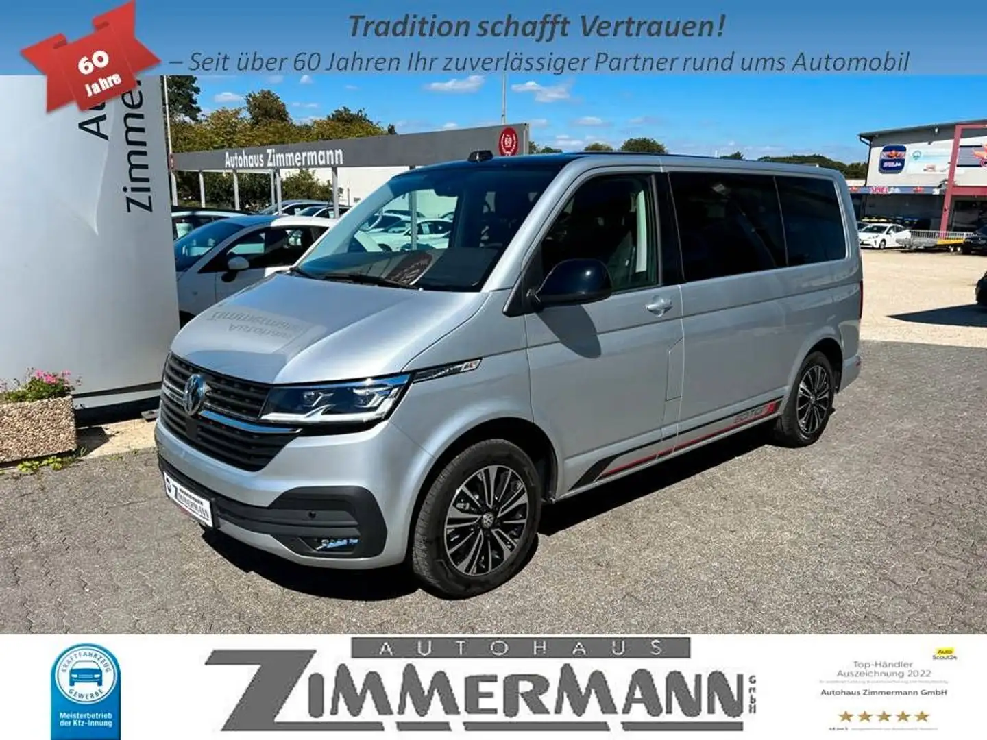 Volkswagen T6 Multivan 2,0 4Motion EDITION AHK*ACC*KAM*NAVI Stříbrná - 1