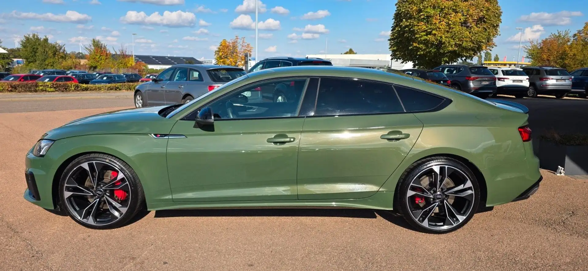 Audi A5 Sportback 45 TFSI quattro edition one B&O Grün - 2