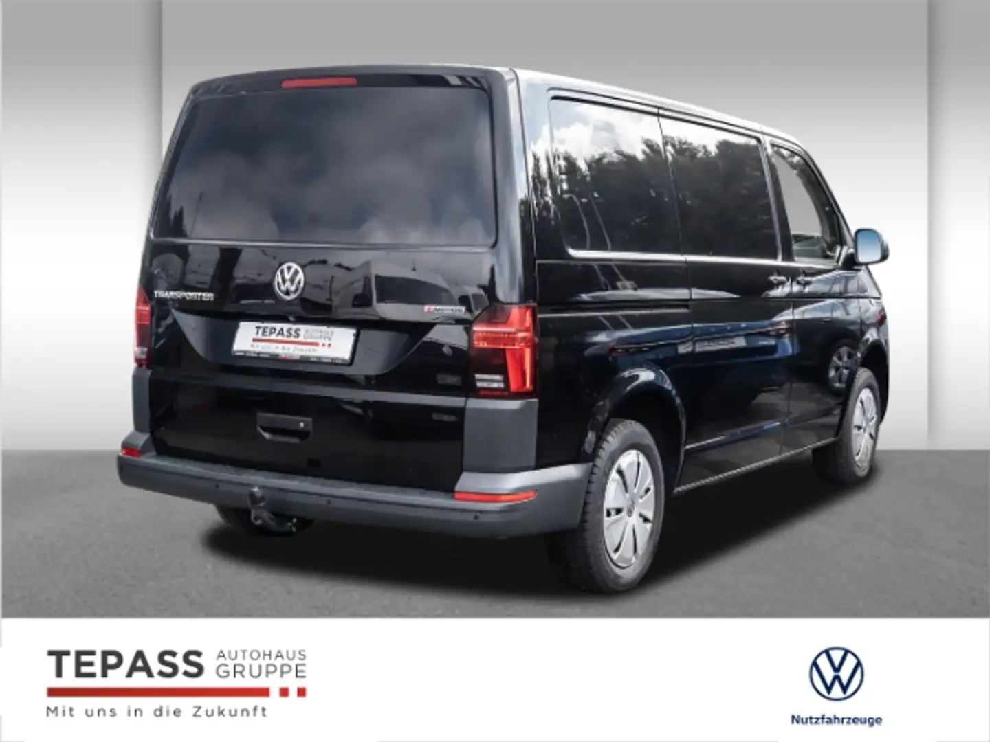 Volkswagen T6.1 Transporter 2.0l TDI NAVI KLIMA PDC LED AHK Negro - 2