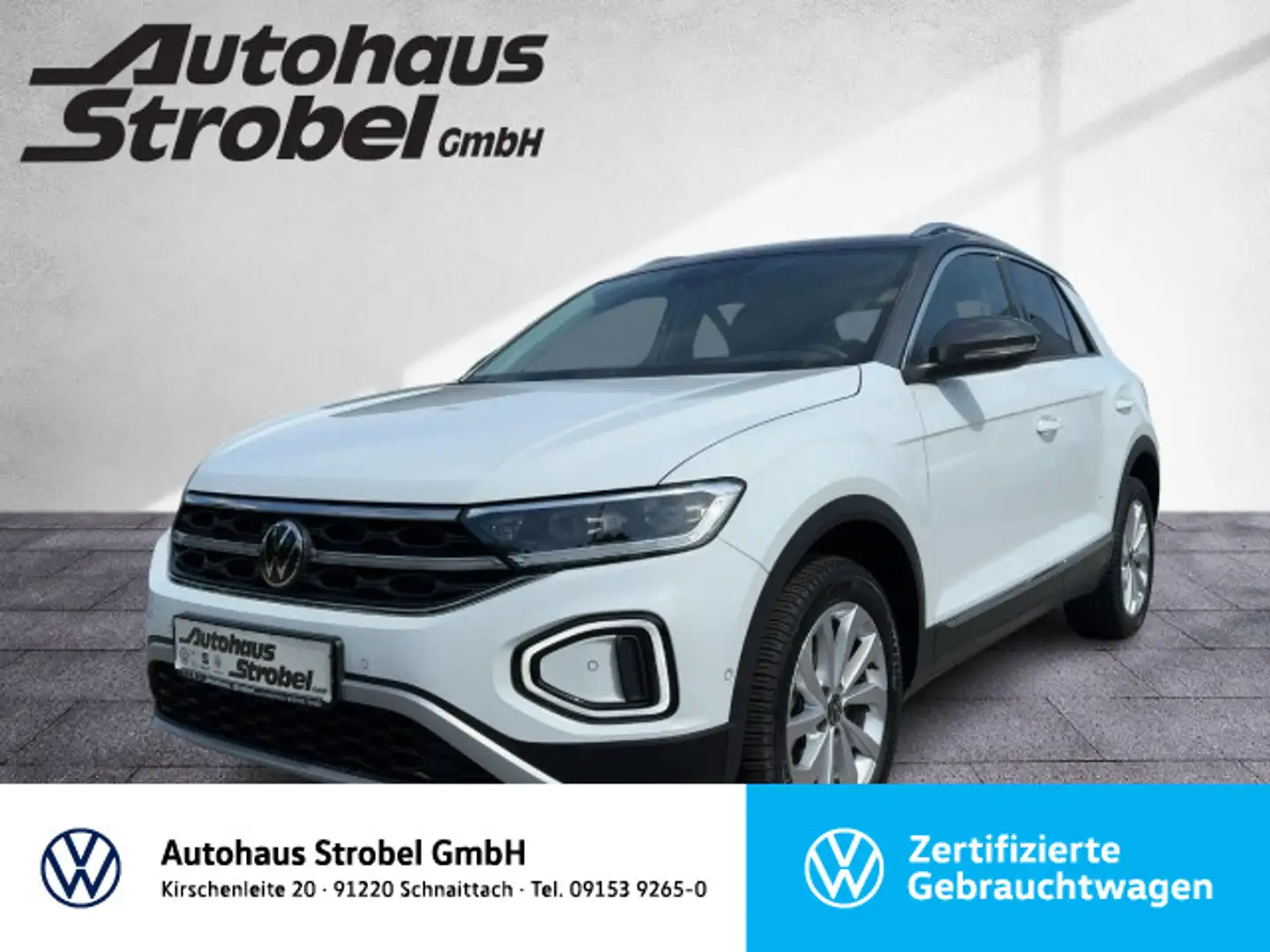Volkswagen T-Roc 1.5 TSI Style ab 3,99% ACC Navi LED-Matrix Weiß - 1