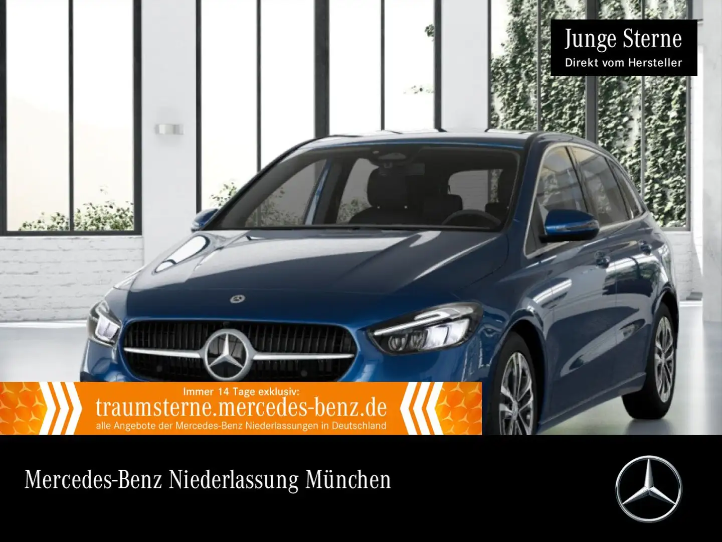 Mercedes-Benz B 220 d PROGRESSIVE+LED+KAMERA+TOTW+8G Blau - 1