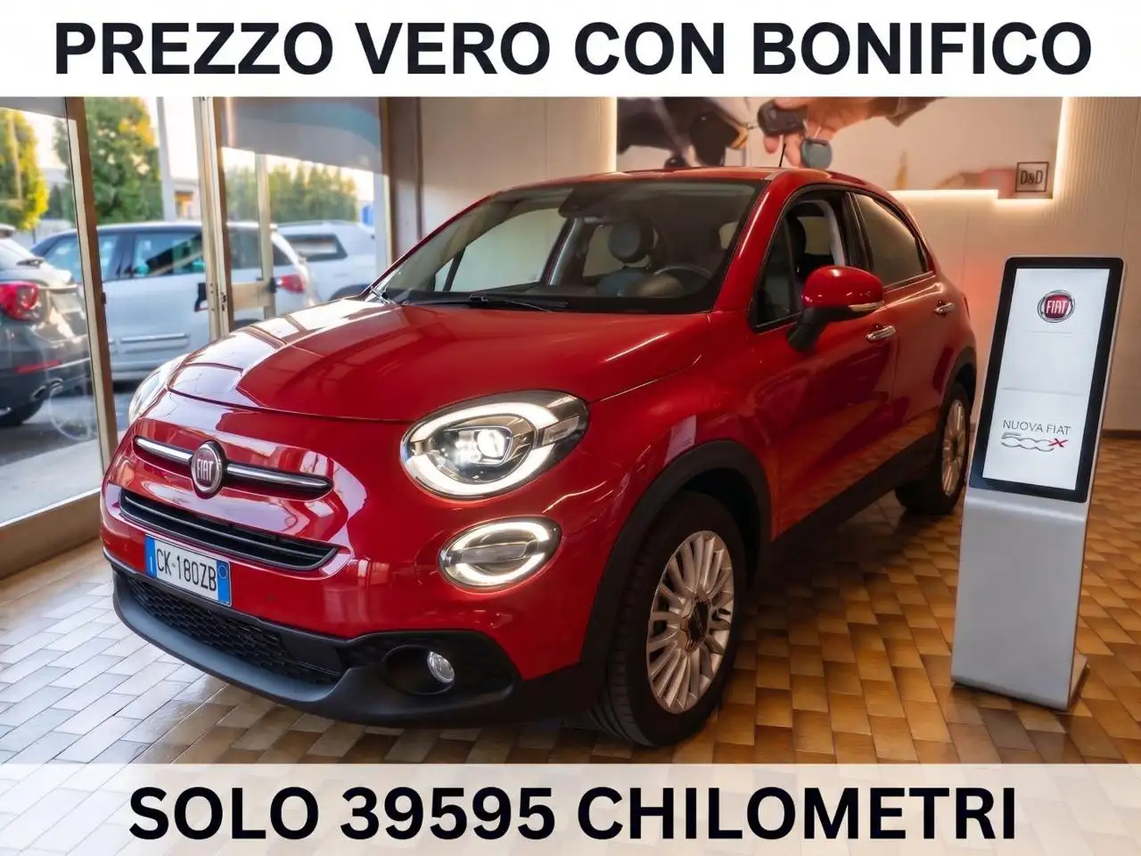 Fiat 500 X 1.3 MJT MISTA PELLE RUOTA SCORTA ANDROID CARPLAY