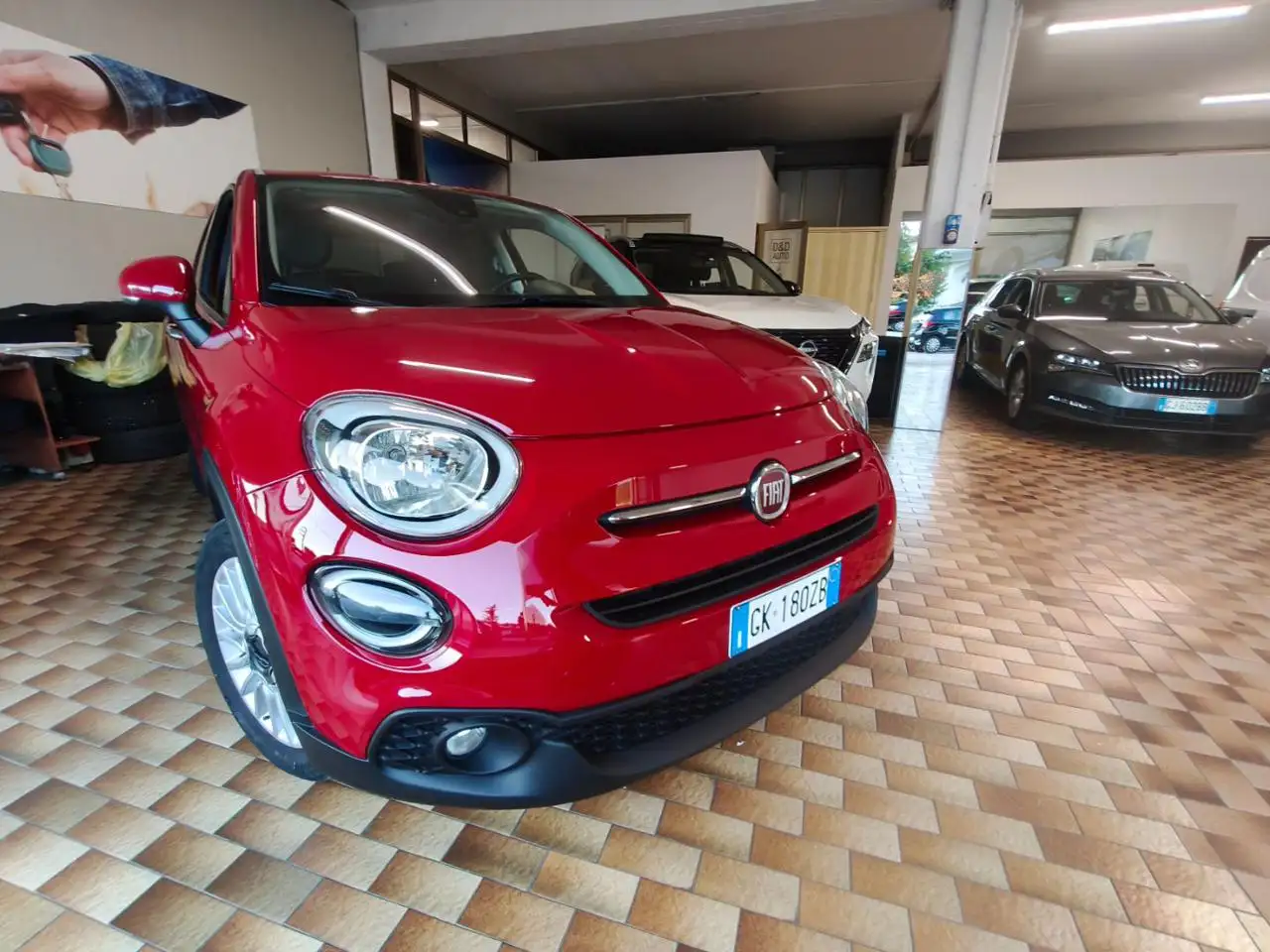 Fiat 500 X 1.3 MJT MISTA PELLE RUOTA SCORTA ANDROID CARPLAY, миниатюра 7