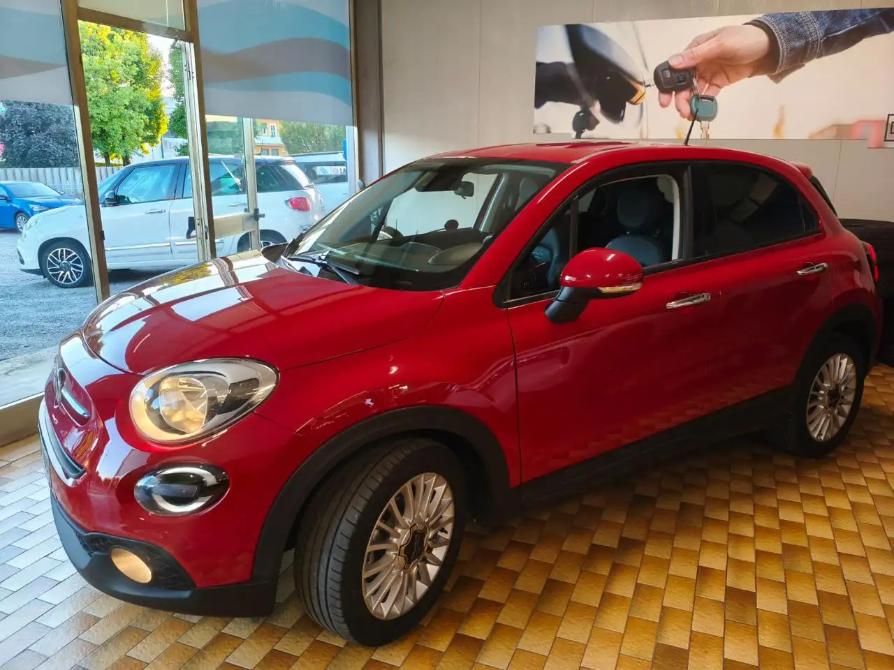 Fiat 500 X 1.3 MJT MISTA PELLE RUOTA SCORTA ANDROID CARPLAY, миниатюра 12