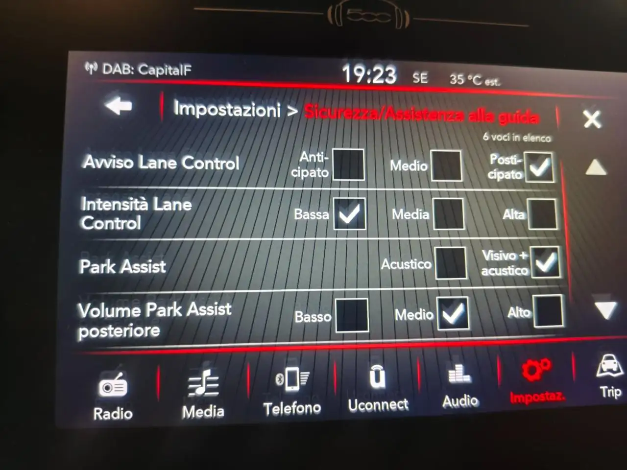 Fiat 500 X 1.3 MJT MISTA PELLE RUOTA SCORTA ANDROID CARPLAY, миниатюра 17