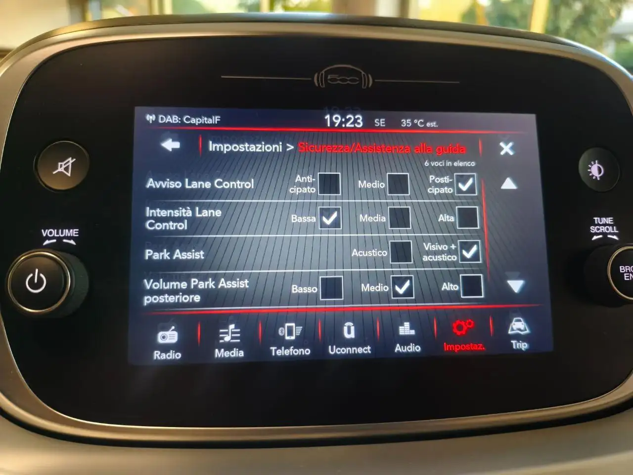 Fiat 500 X 1.3 MJT MISTA PELLE RUOTA SCORTA ANDROID CARPLAY, миниатюра 18