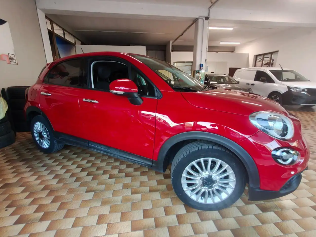 Fiat 500 X 1.3 MJT MISTA PELLE RUOTA SCORTA ANDROID CARPLAY, миниатюра 9