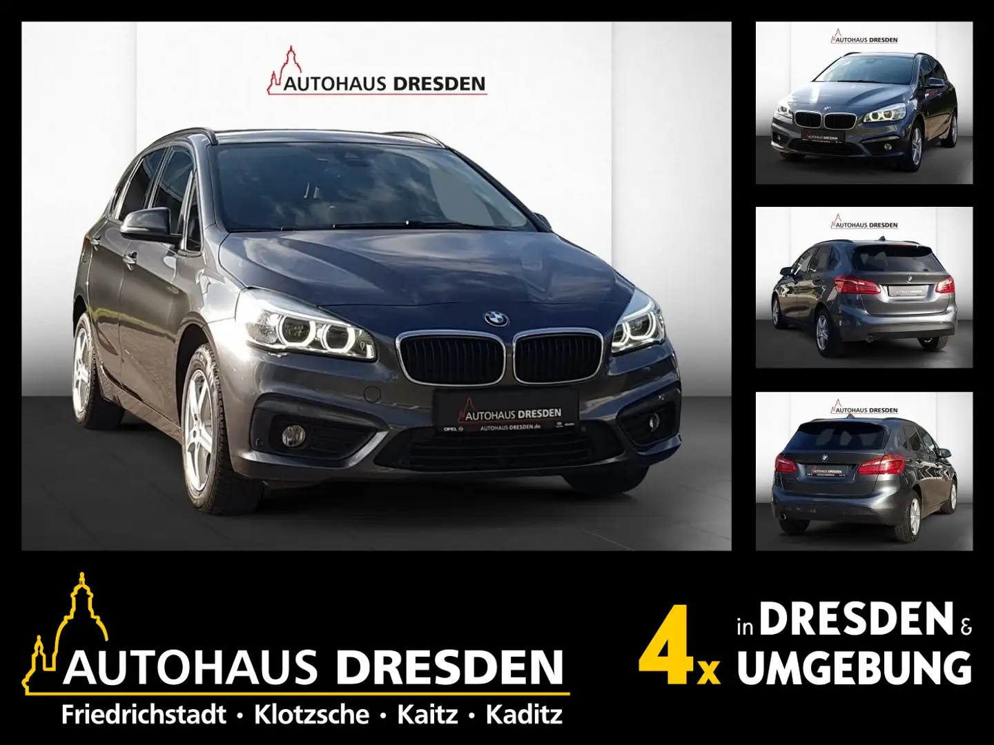 BMW 218 i Active Tourer *LED*SHZ*PDC*KLIMA* Grau - 1