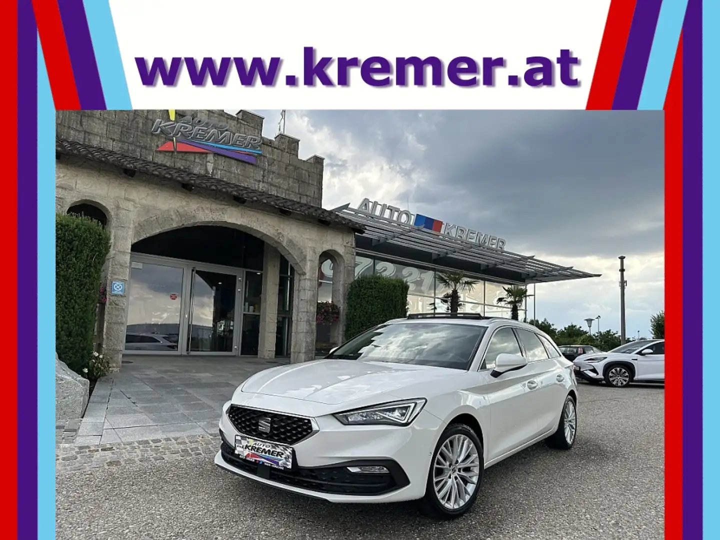 SEAT Leon ST Xcellence 1,5 TSI/ACC/PANO/AHK/LED/SWA/SHA/V... Blanc - 1