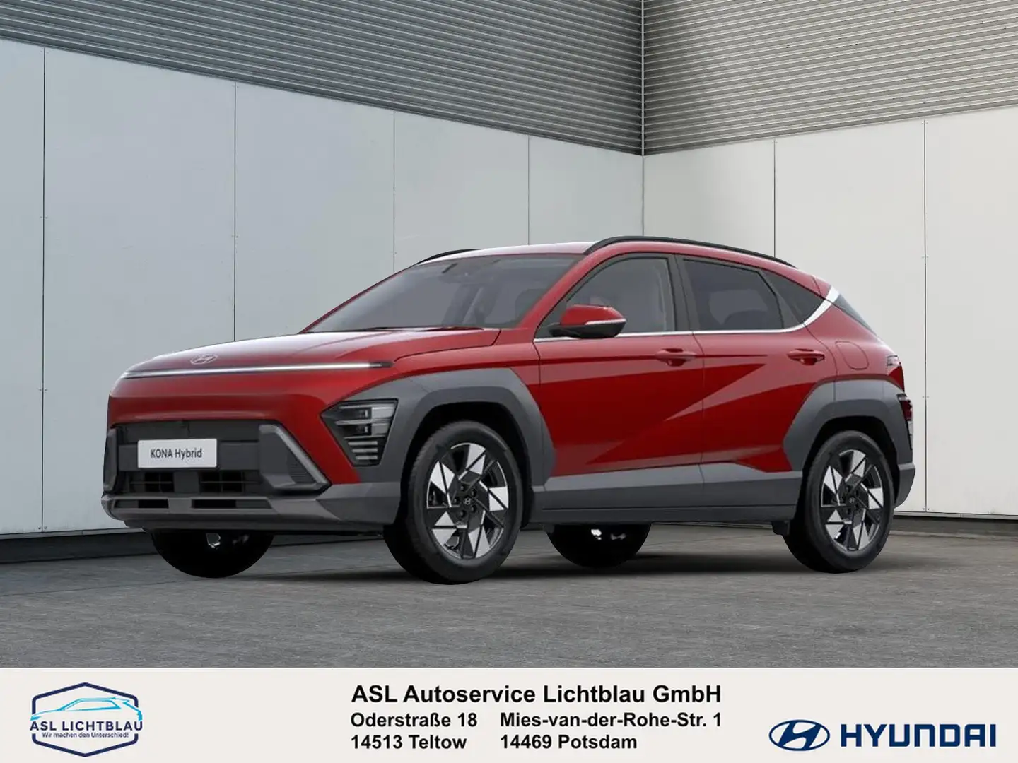 Hyundai KONA SX2 HEV 1.6 GDI DCT 2WD PRIME Sitz-Paket & BOSE... Rot - 1
