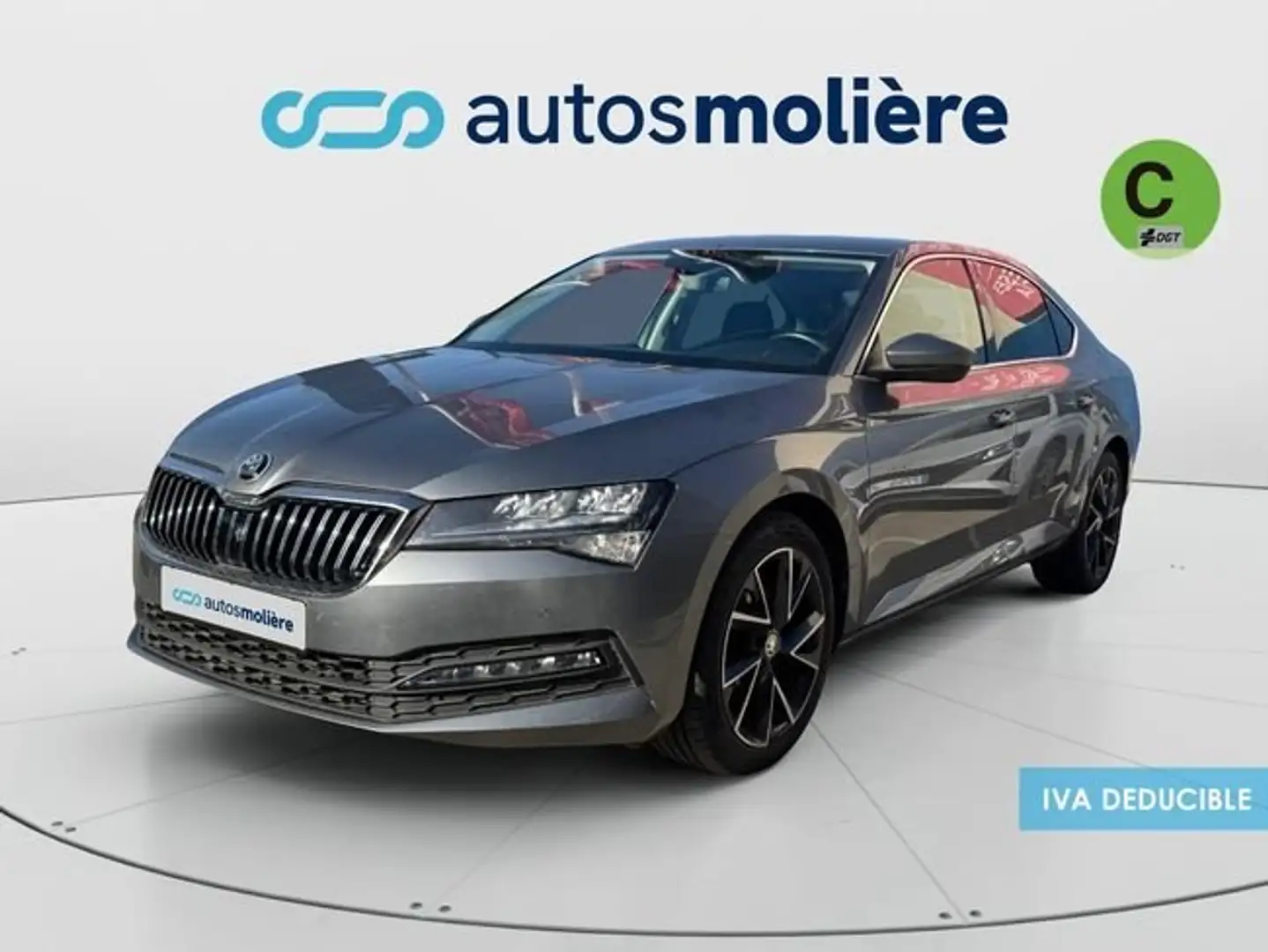 Skoda Superb 2.0TDI AdBlue Ambition DSG 110kW Gris - 1