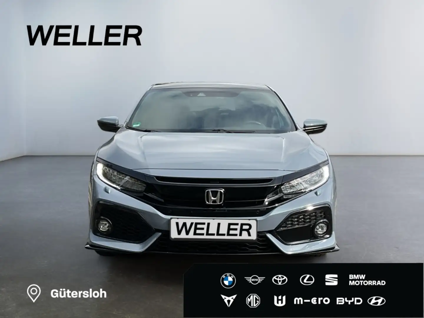 Honda Civic 1.5 Turbo CVT Sport Plus *Kamera*Pano*ACC* Grau - 2